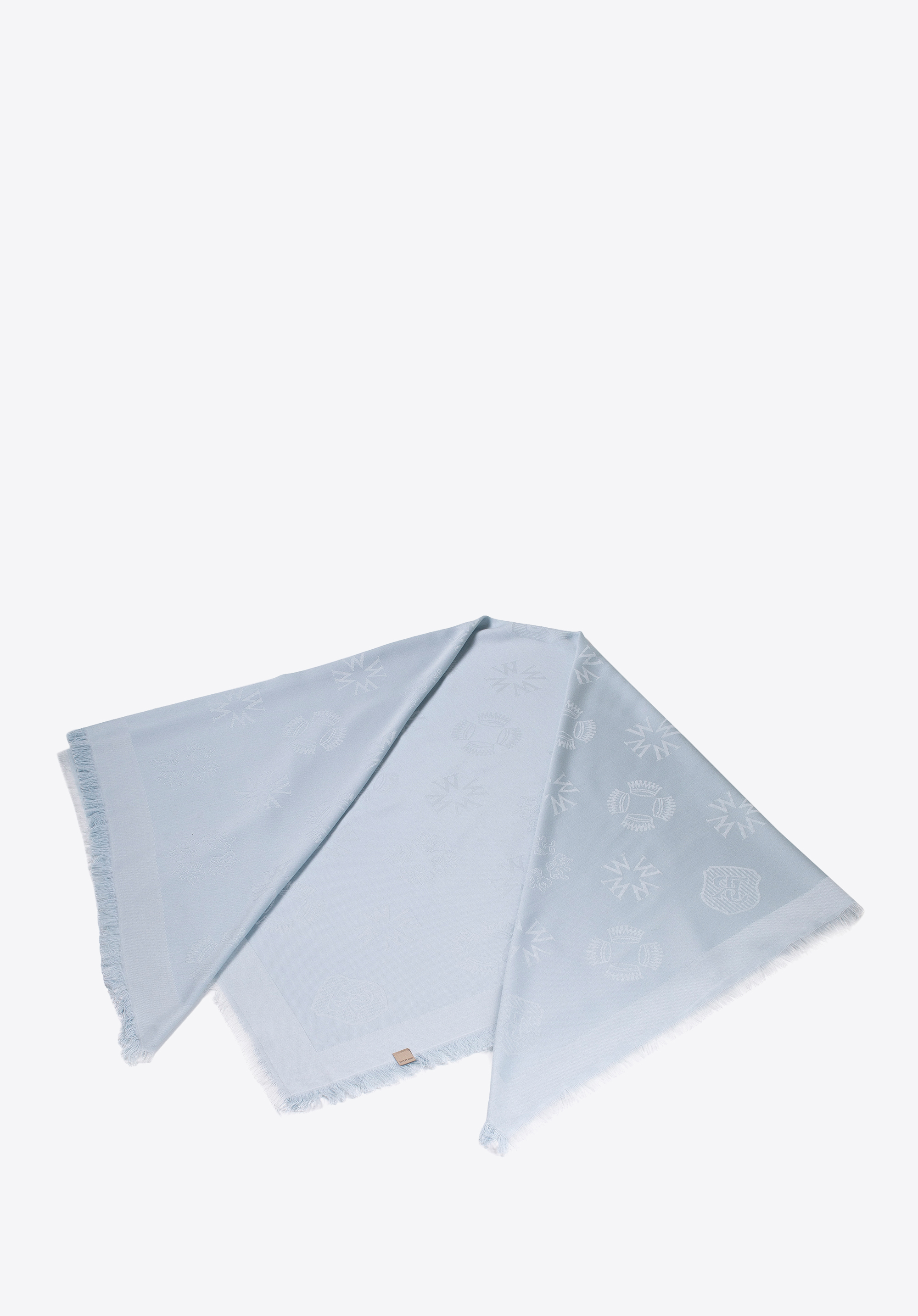 Damski szal z bambusem tkany w monogram