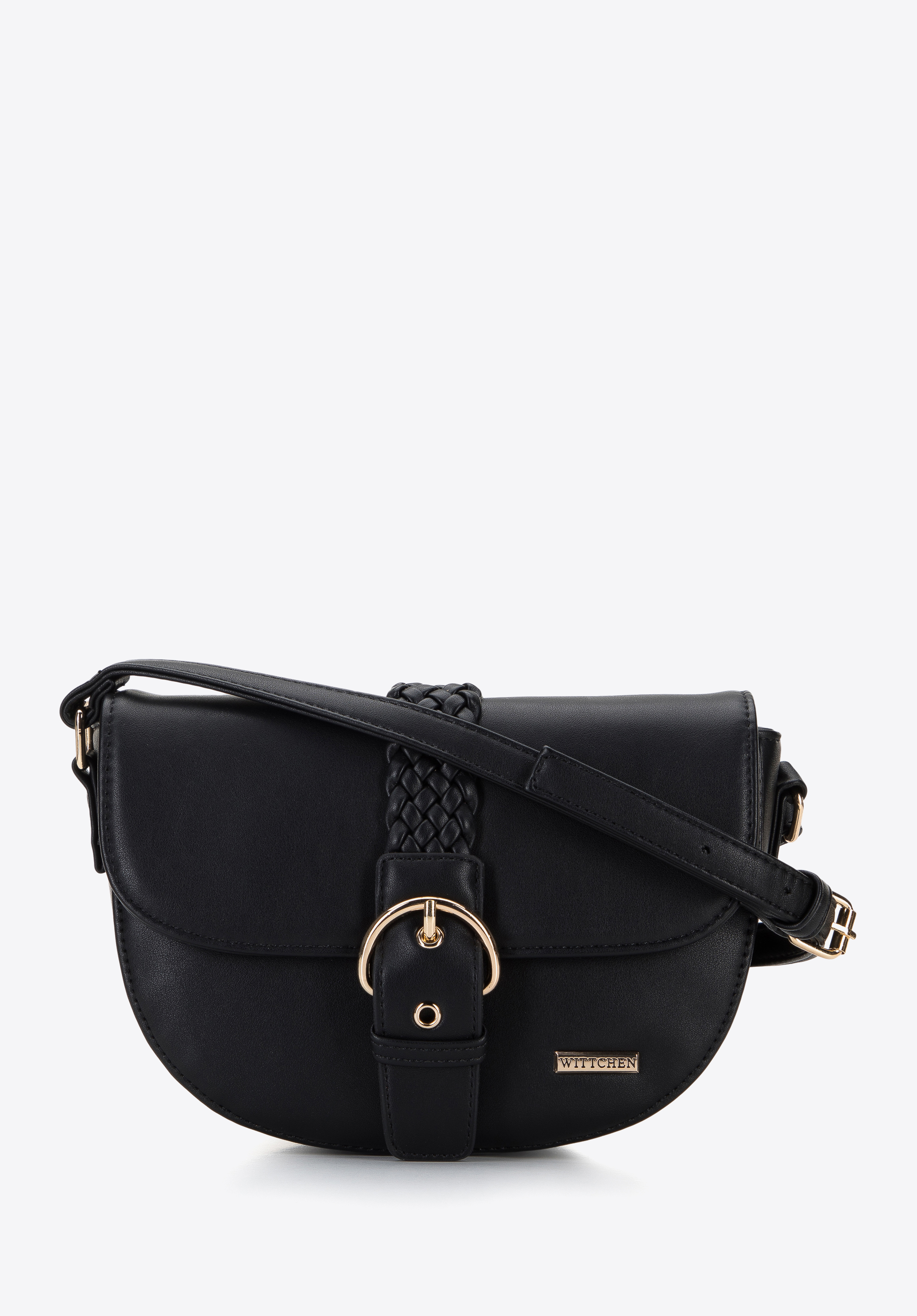 Damska listonoszka z ozdobną plecionką