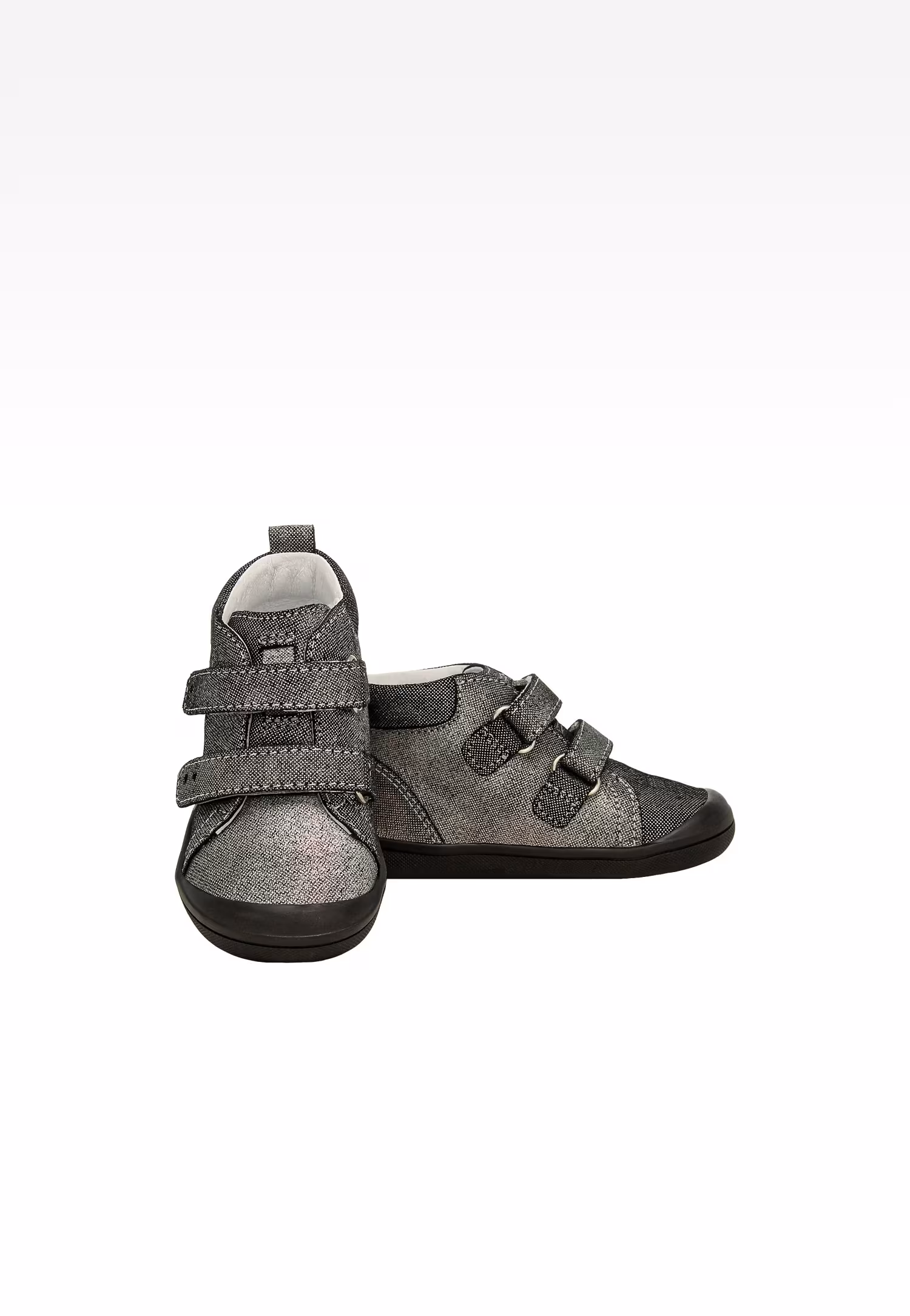 Trzewiki BARTEK 11025141, dla dziewcząt, czarno-srebrne