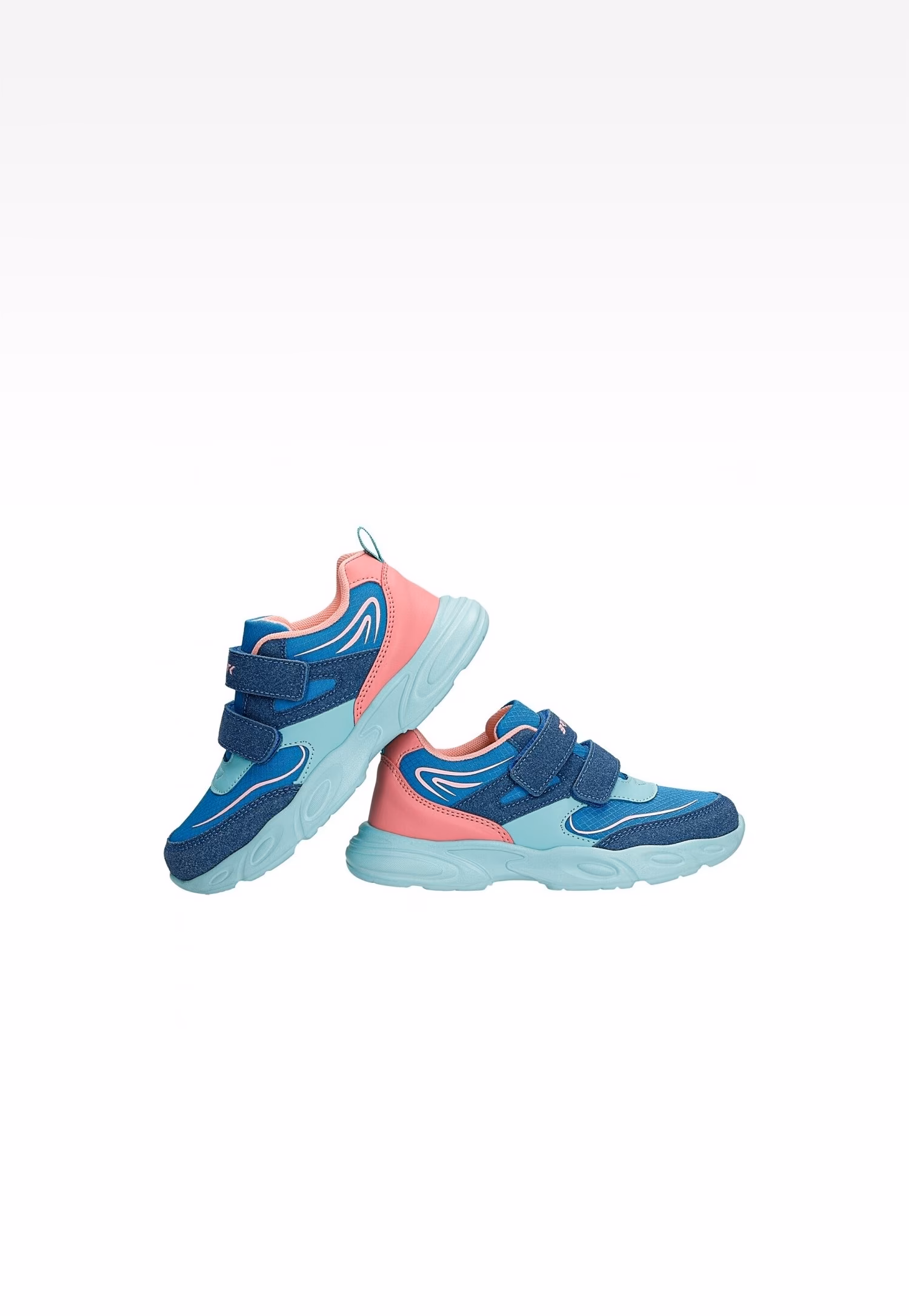 Półbuty BARTEK 15043001, dla dziewcząt, różowo-niebieski