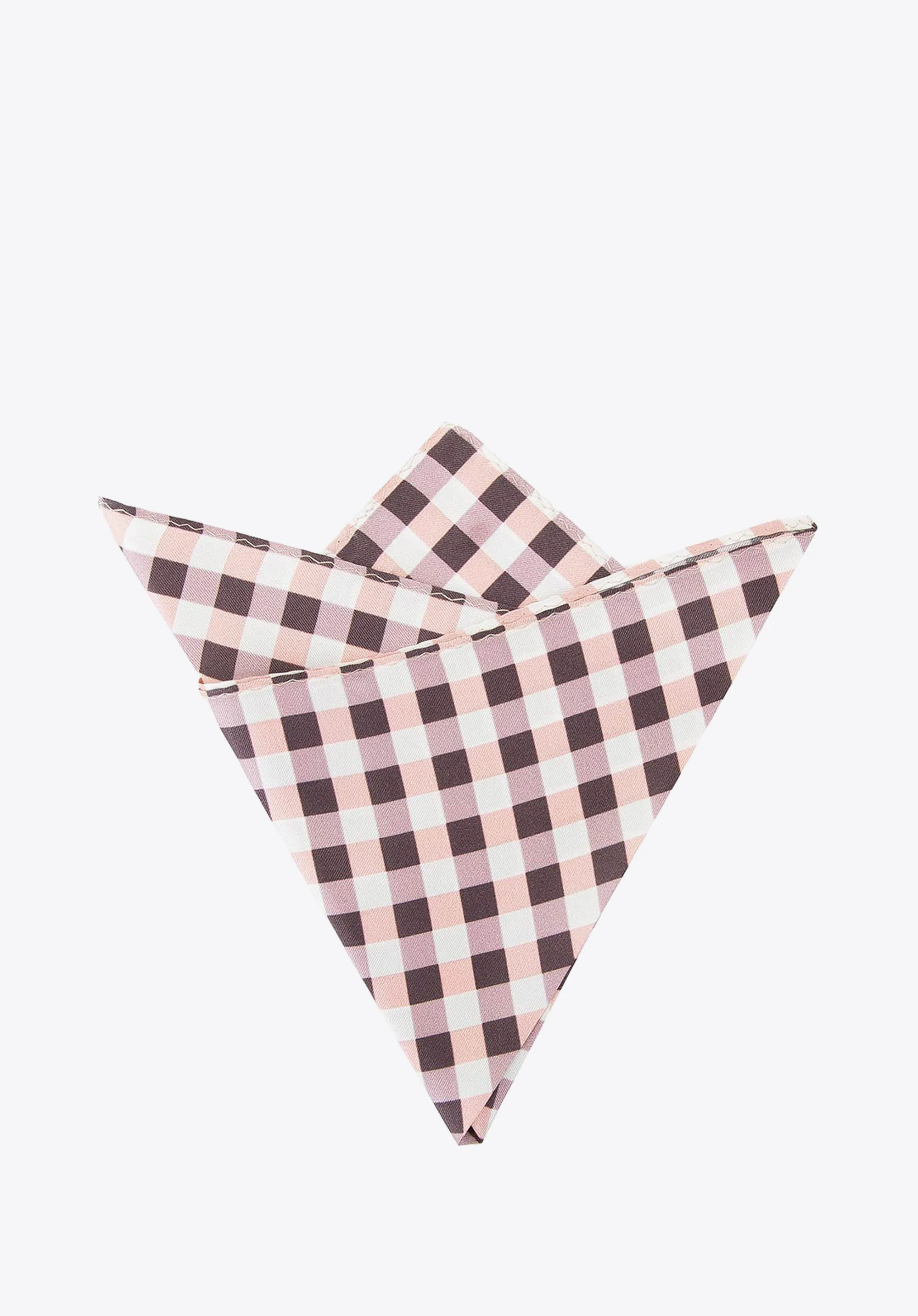 Poszetka z jedwabiu wzorzysta duża