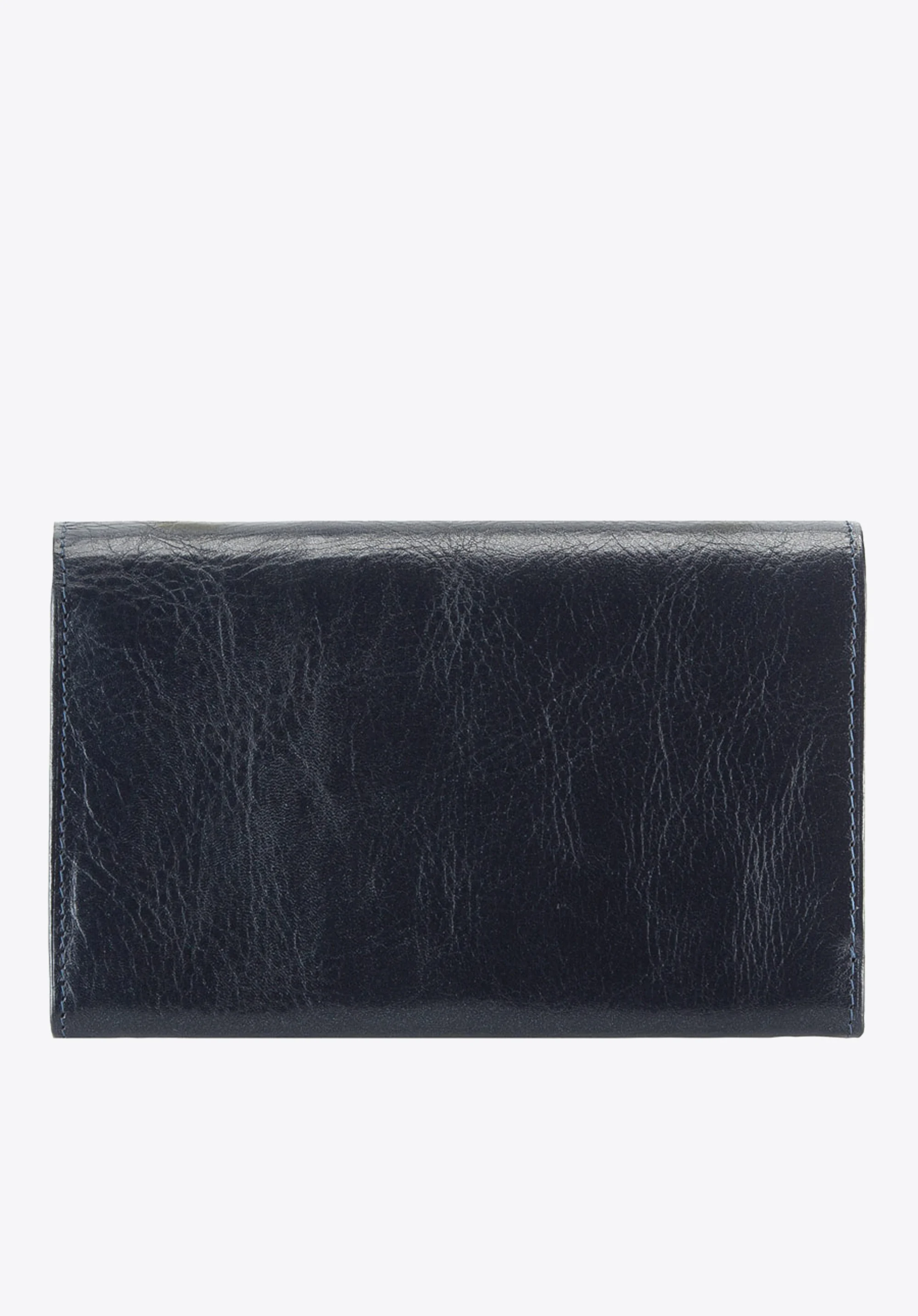 Damski portfel ze skóry z kieszenią na bigiel