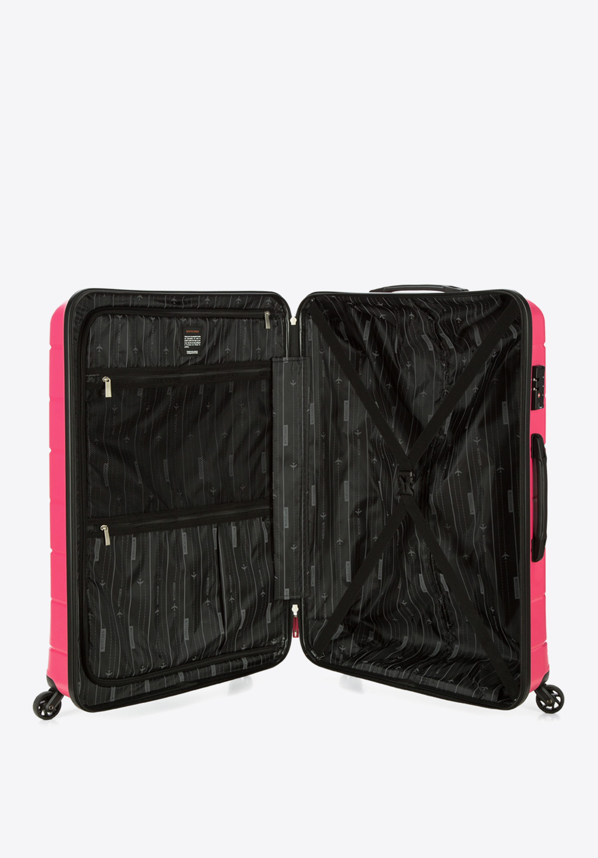 Walizka kabinowa z polipropylenu żłobiona