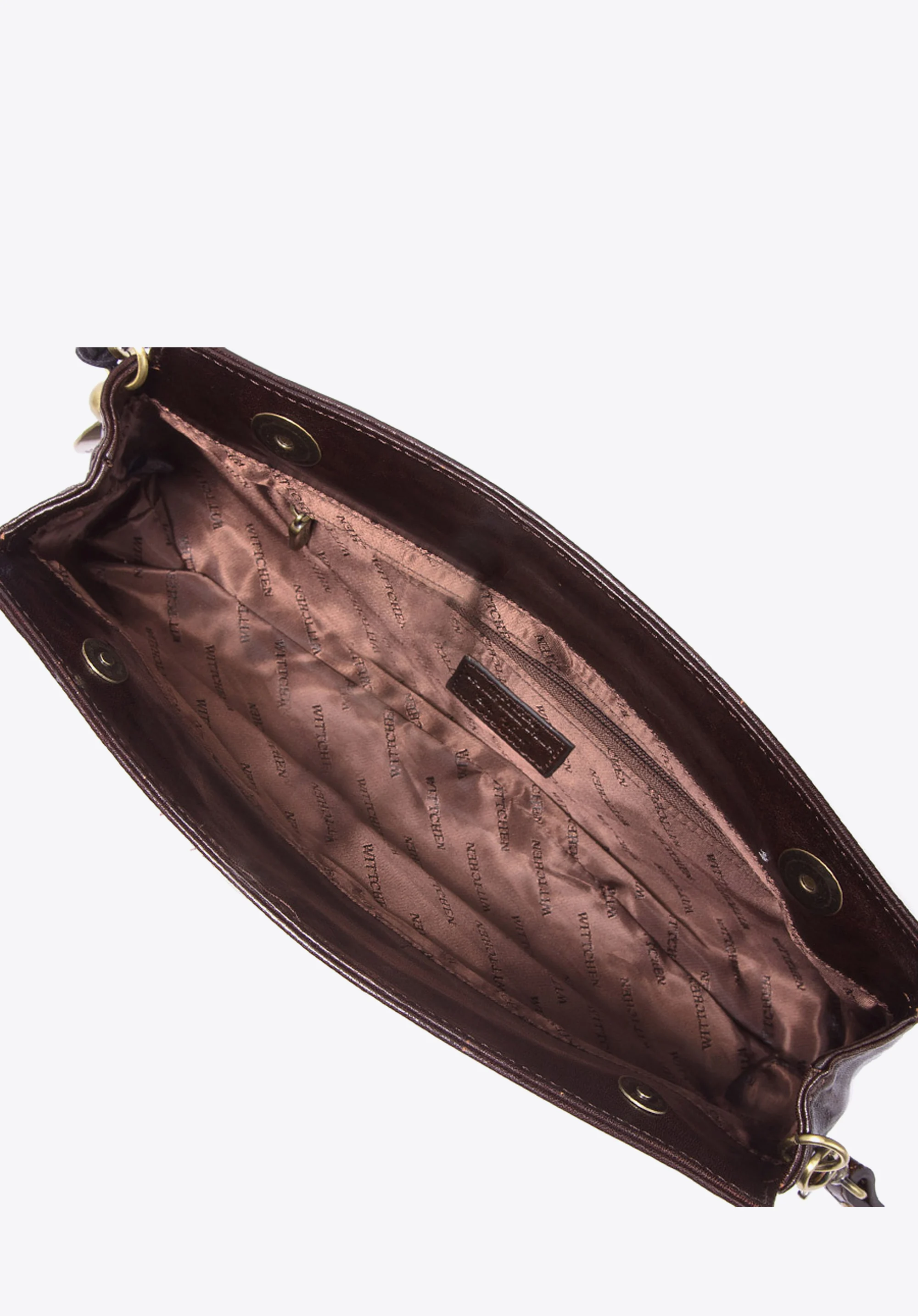 Kopertówka skórzana na podwójne magnetyczne zapięcie