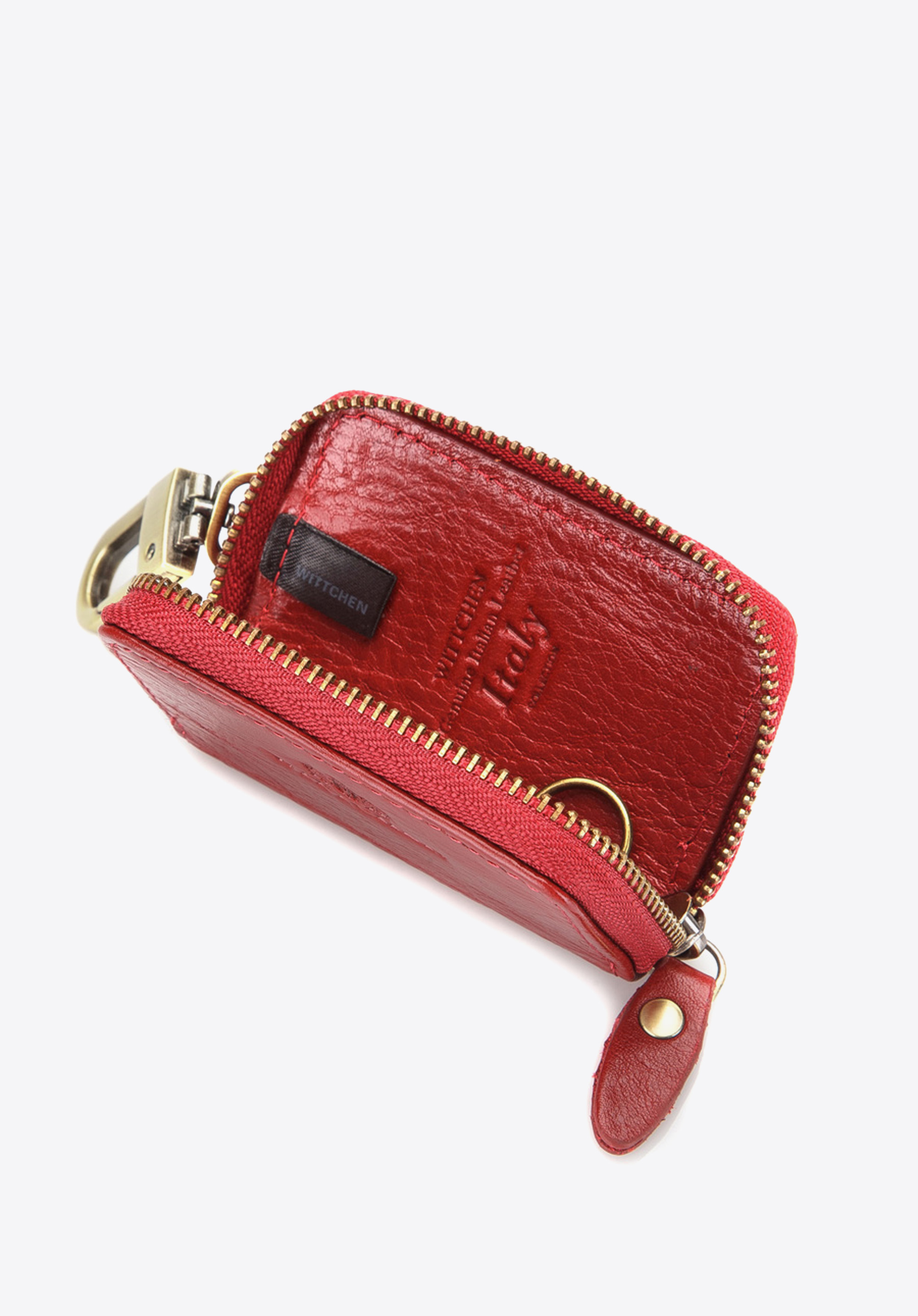 Etui na klucze skórzane na breloku