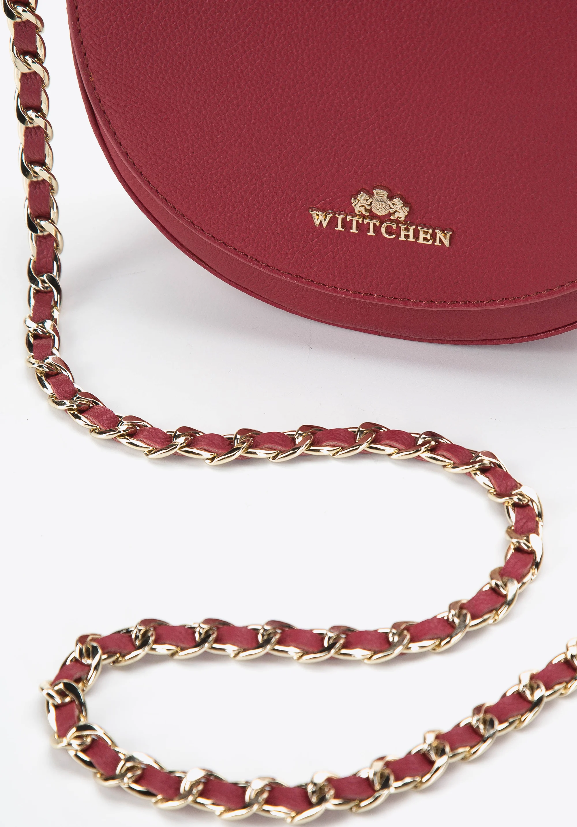 Damska torebka saddle bag skórzana na łańcuszku