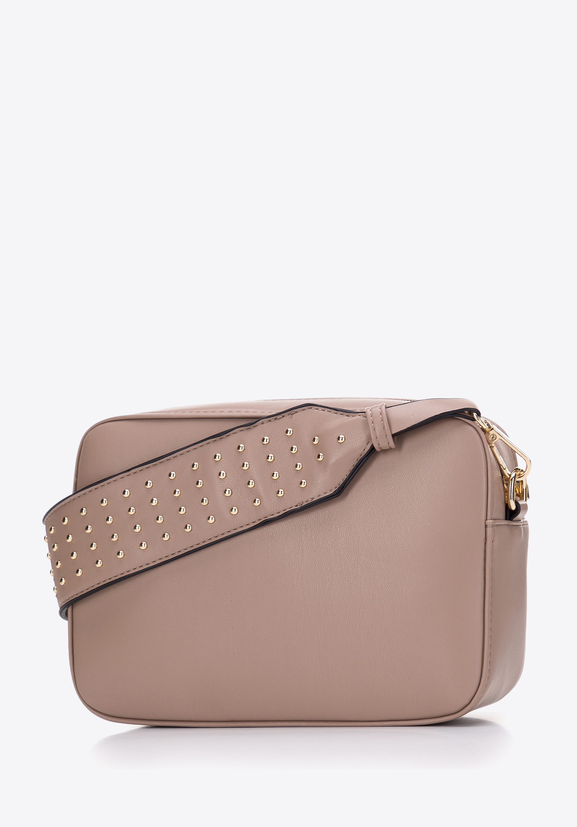 Damska listonoszka pudełkowa z nitami