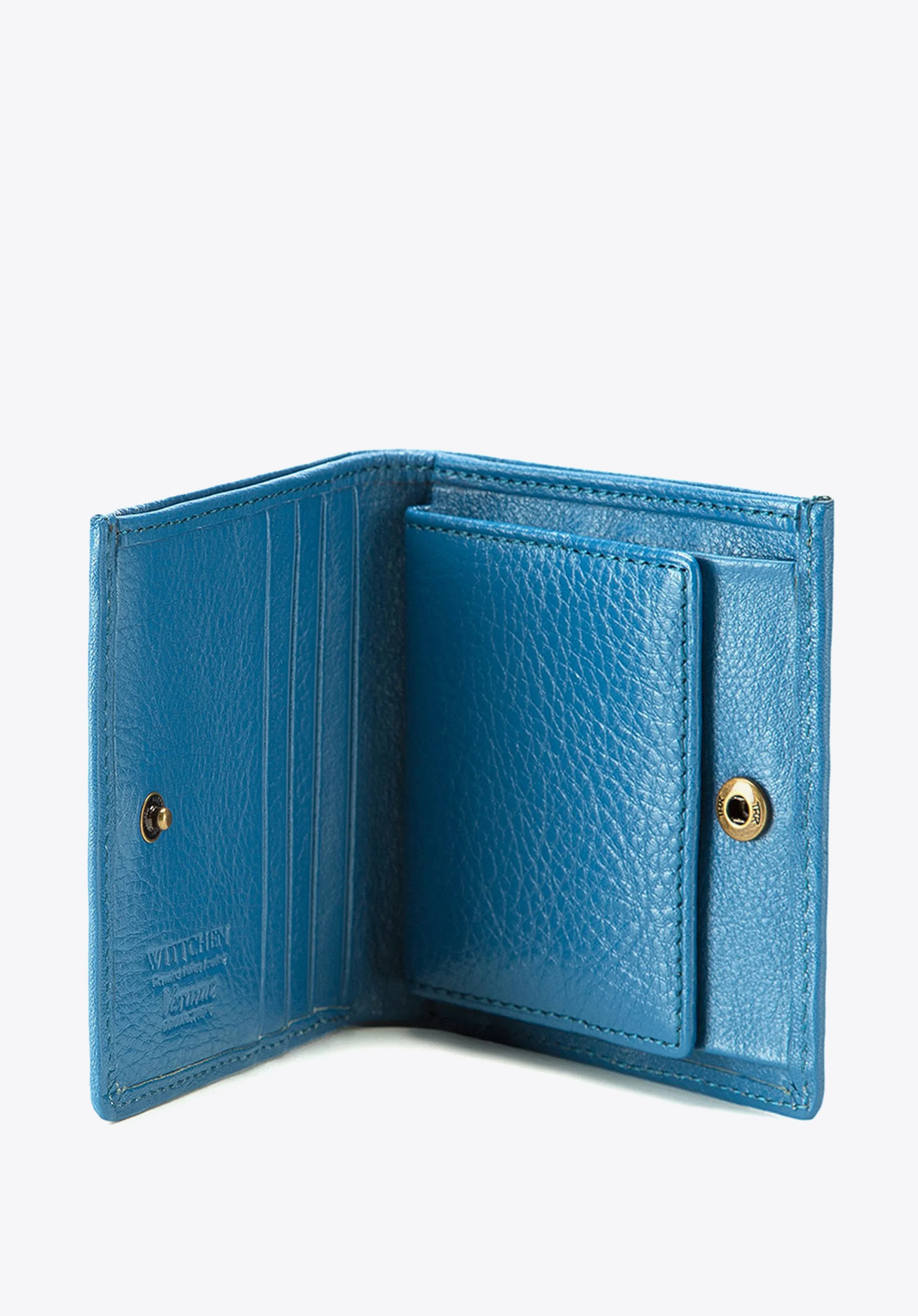 Damski portfel ze skóry lakierowany mały