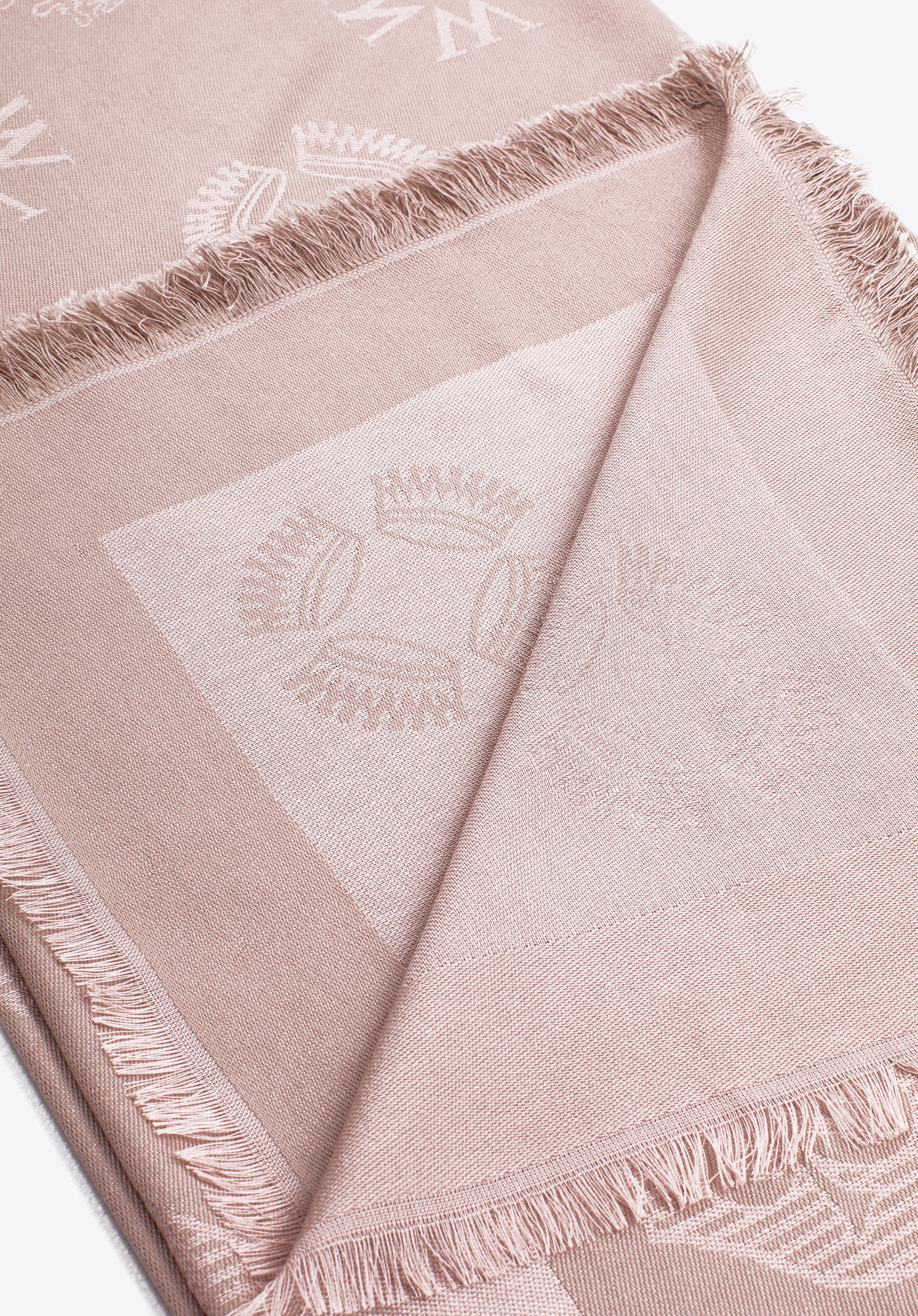 Damska chusta z bambusem tkana w monogram