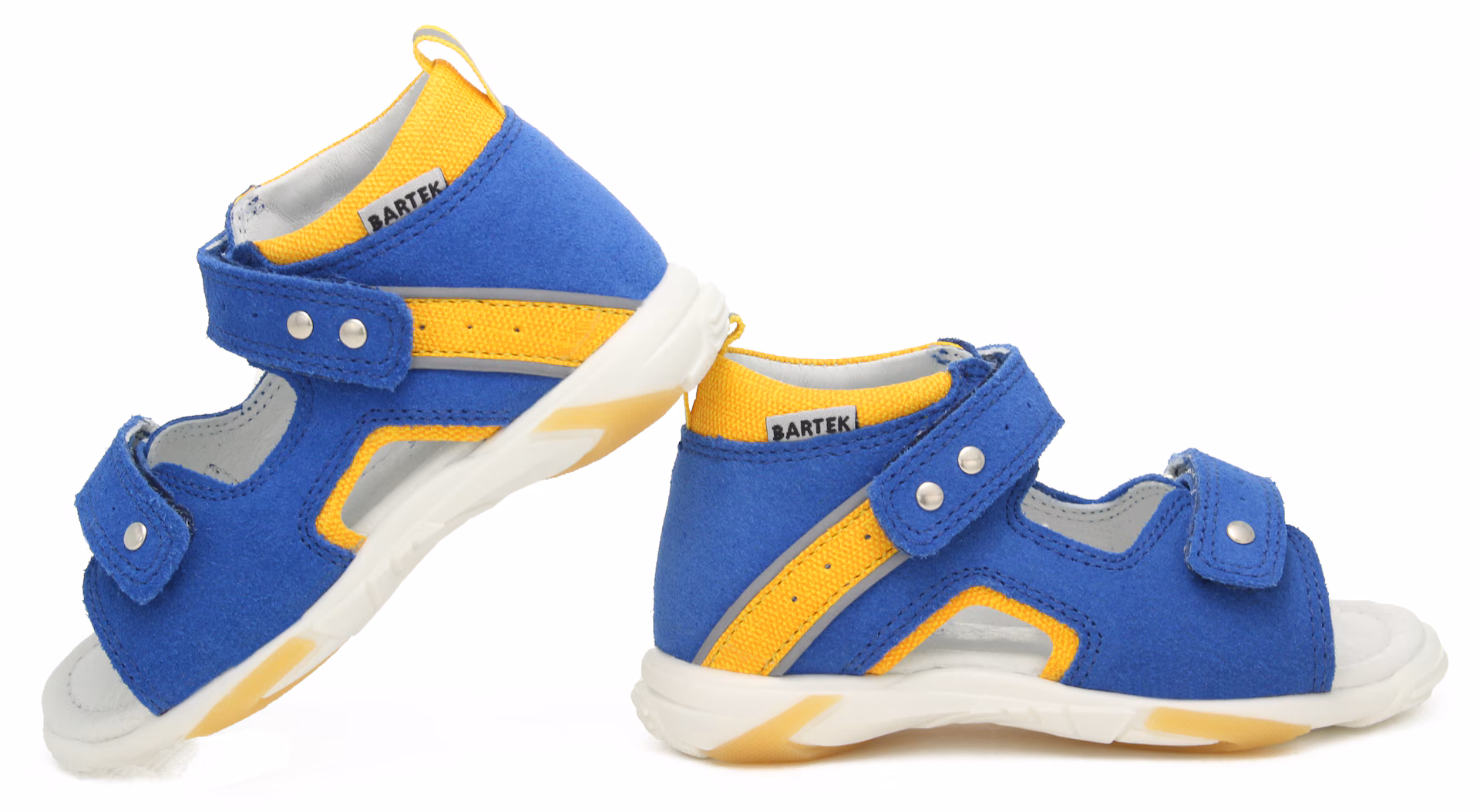 Sandały BARTEK 71188-0004, dla chłopców, niebiesko-zielony