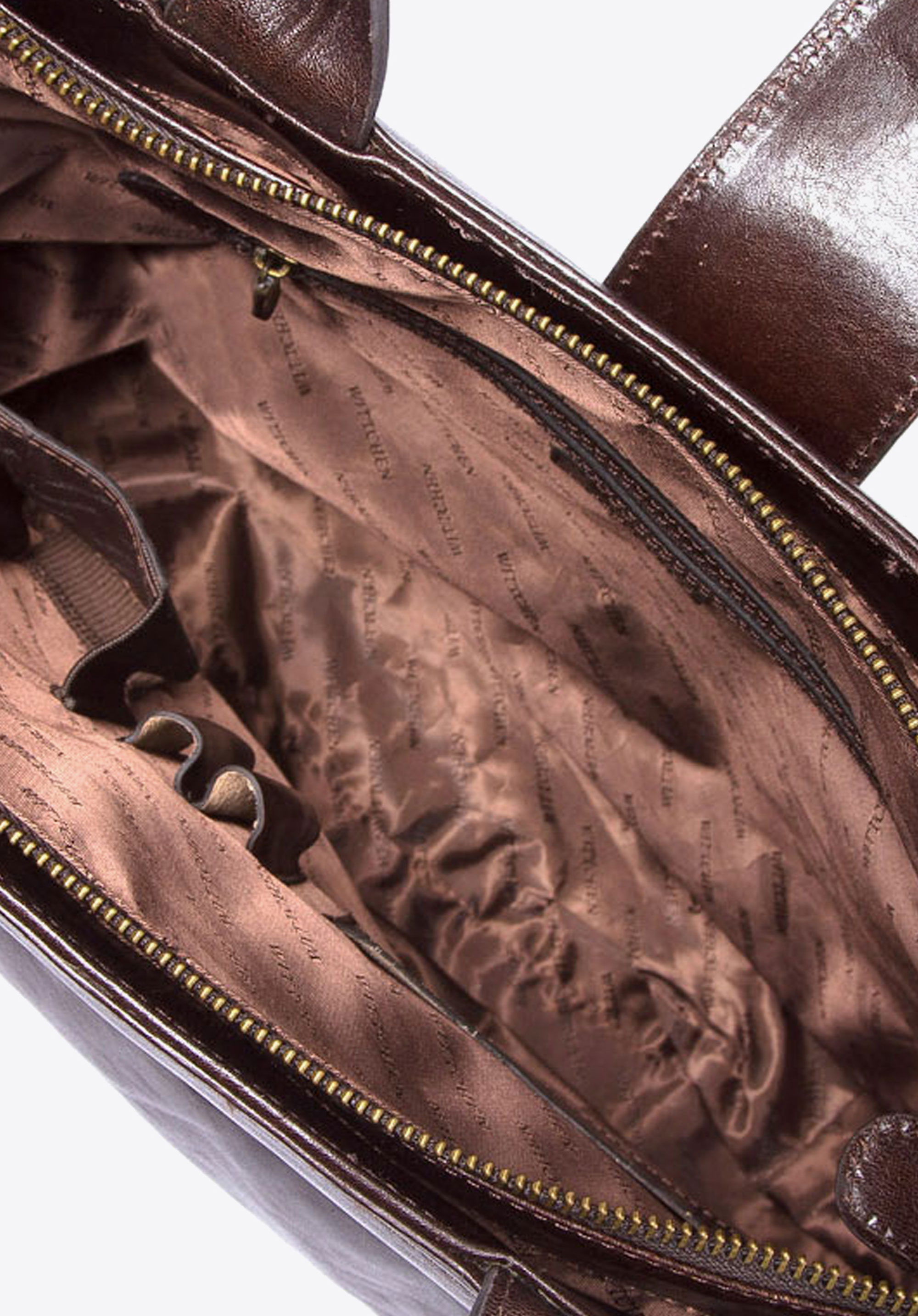 Kuferek skórzany wysoki