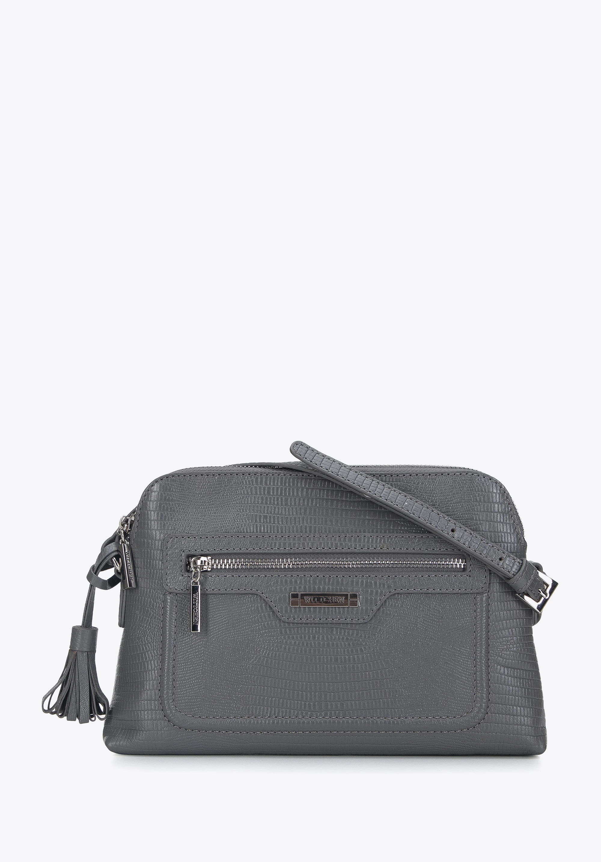 Damska listonoszka skórzana z chwostem