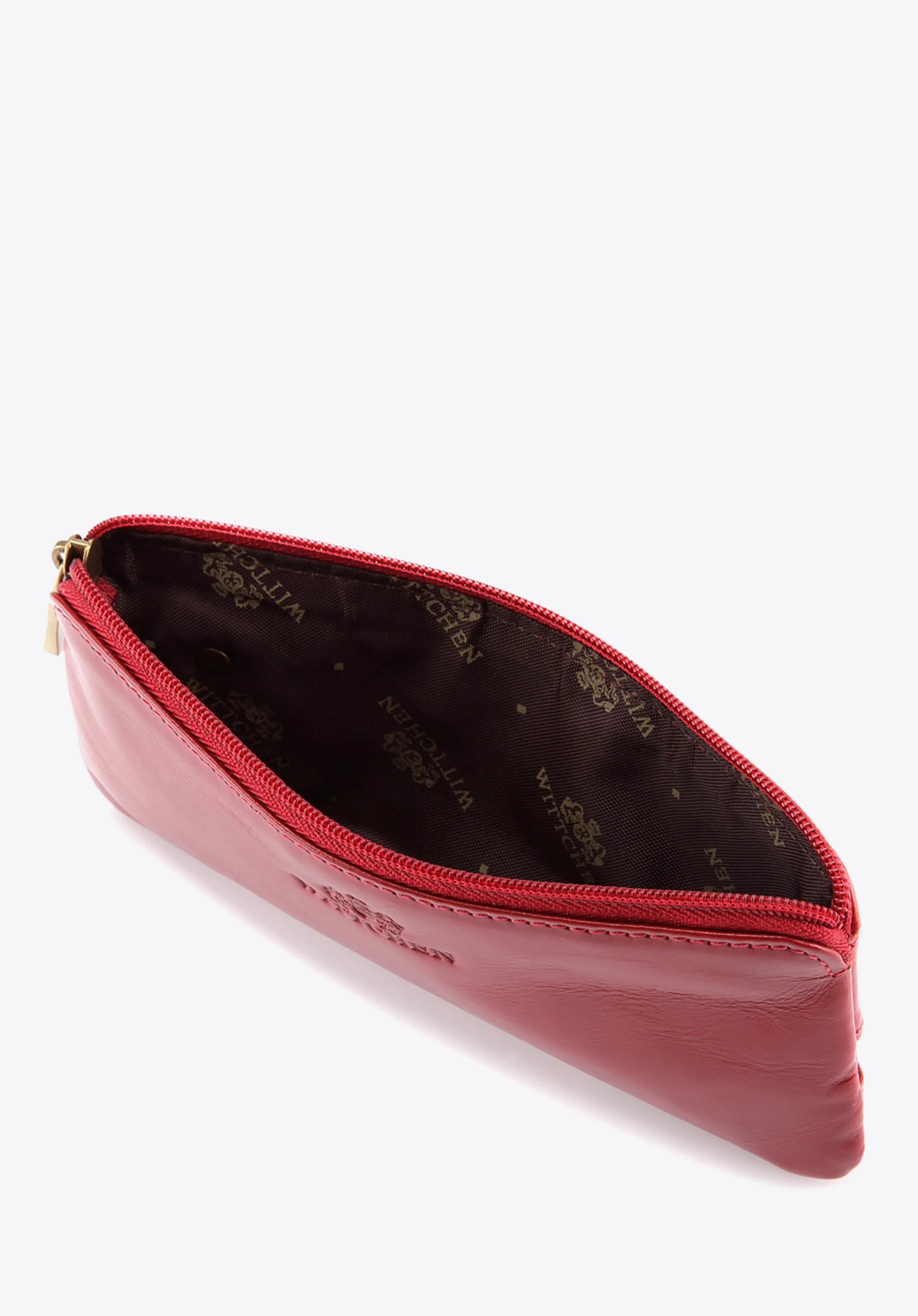 Etui na klucze skórzane z półotwartą kieszenią