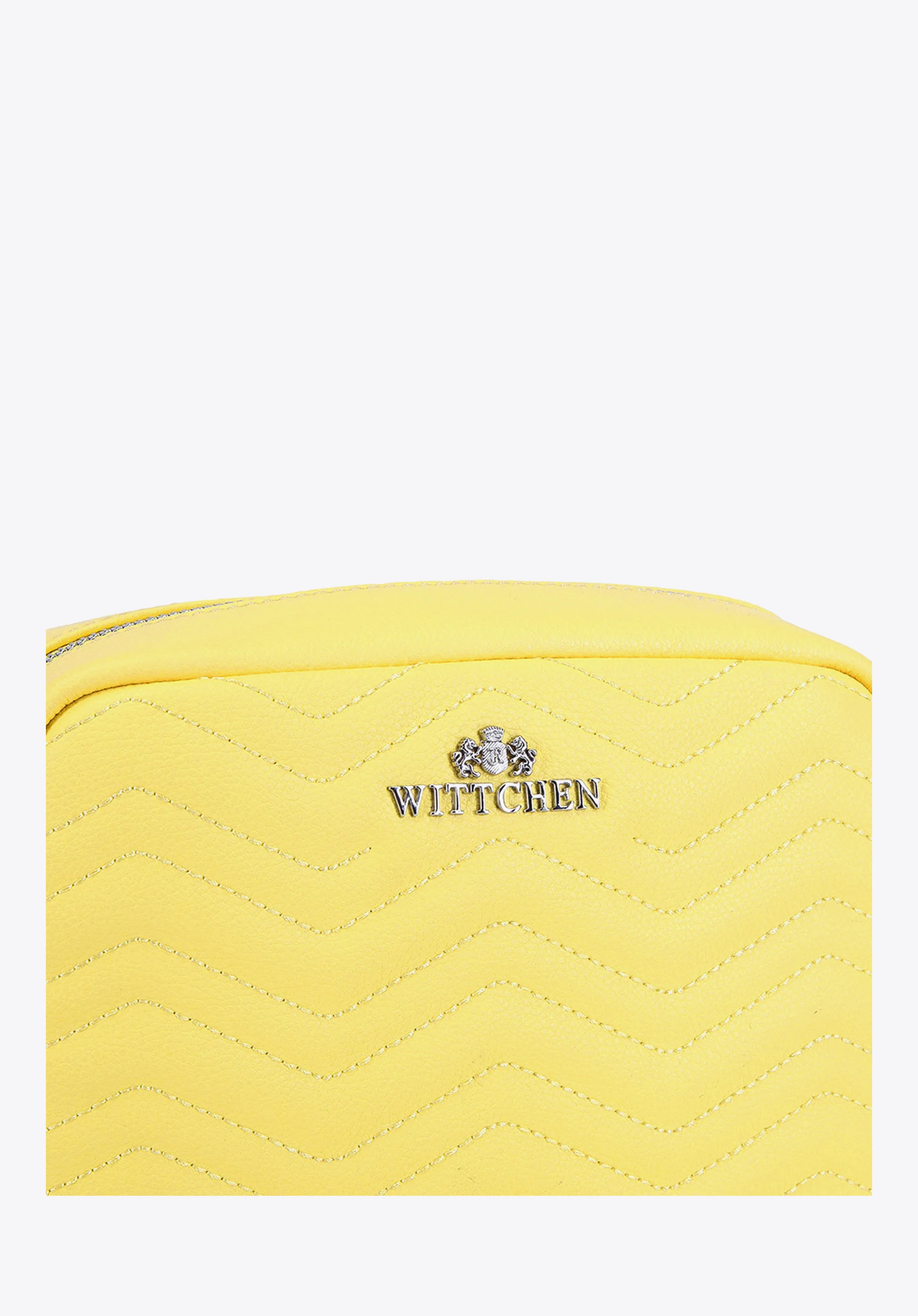 Damska listonoszka skórzana w zygzaki