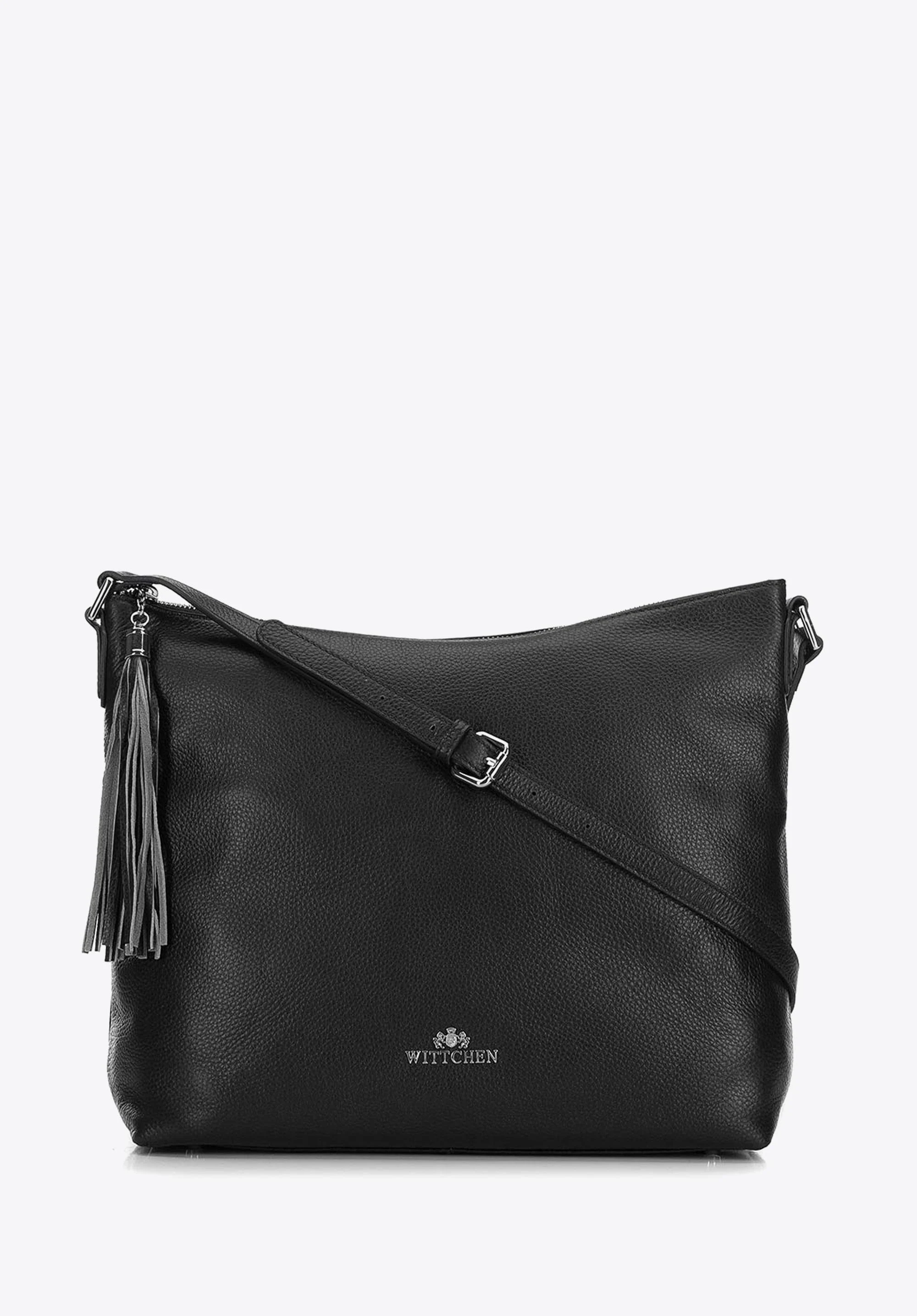 Torebka worek skórzana z chwostem