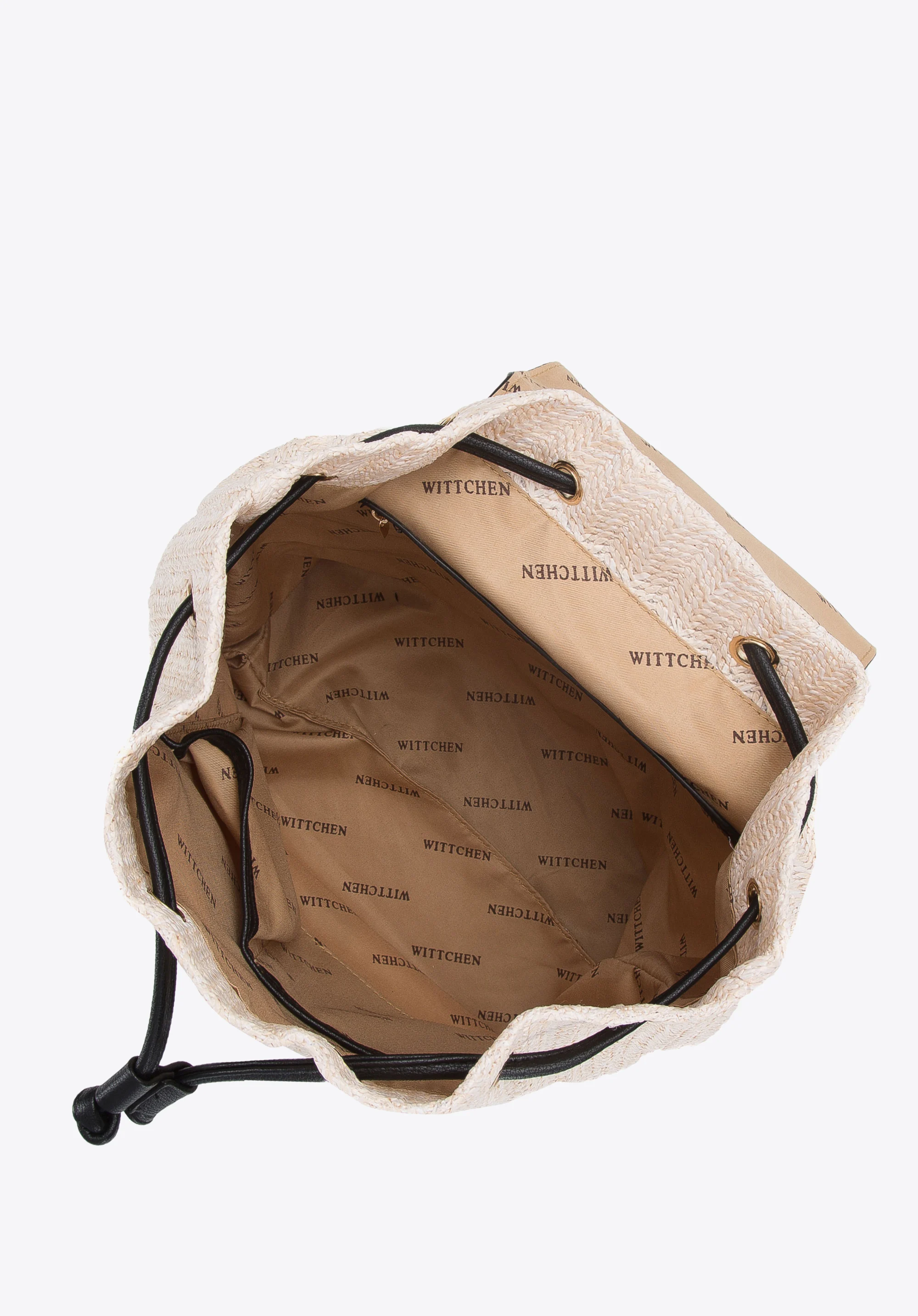 Damski plecak worek z plecionki