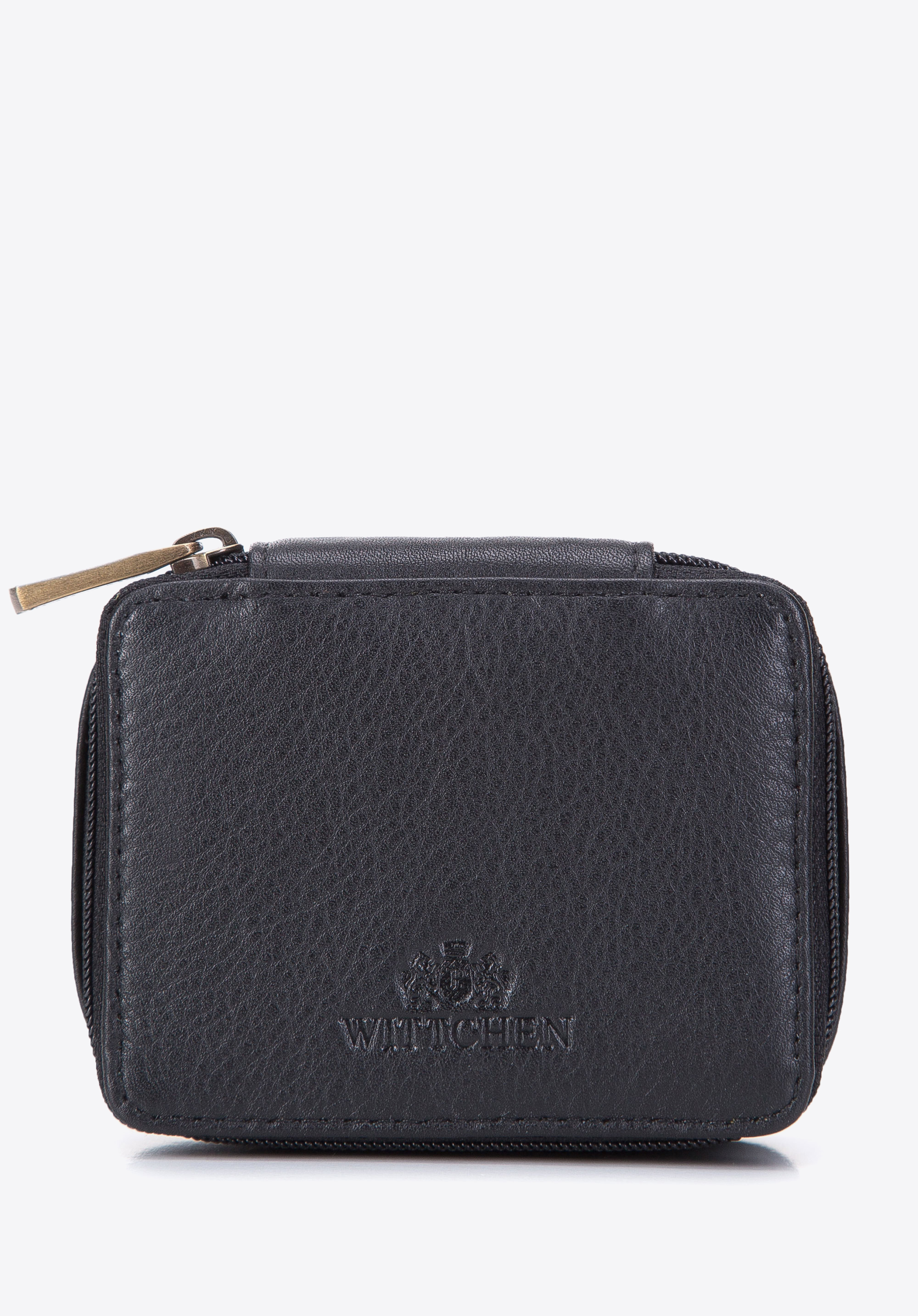 Minikosmetyczka ze skóry naturalnej pudełkowa