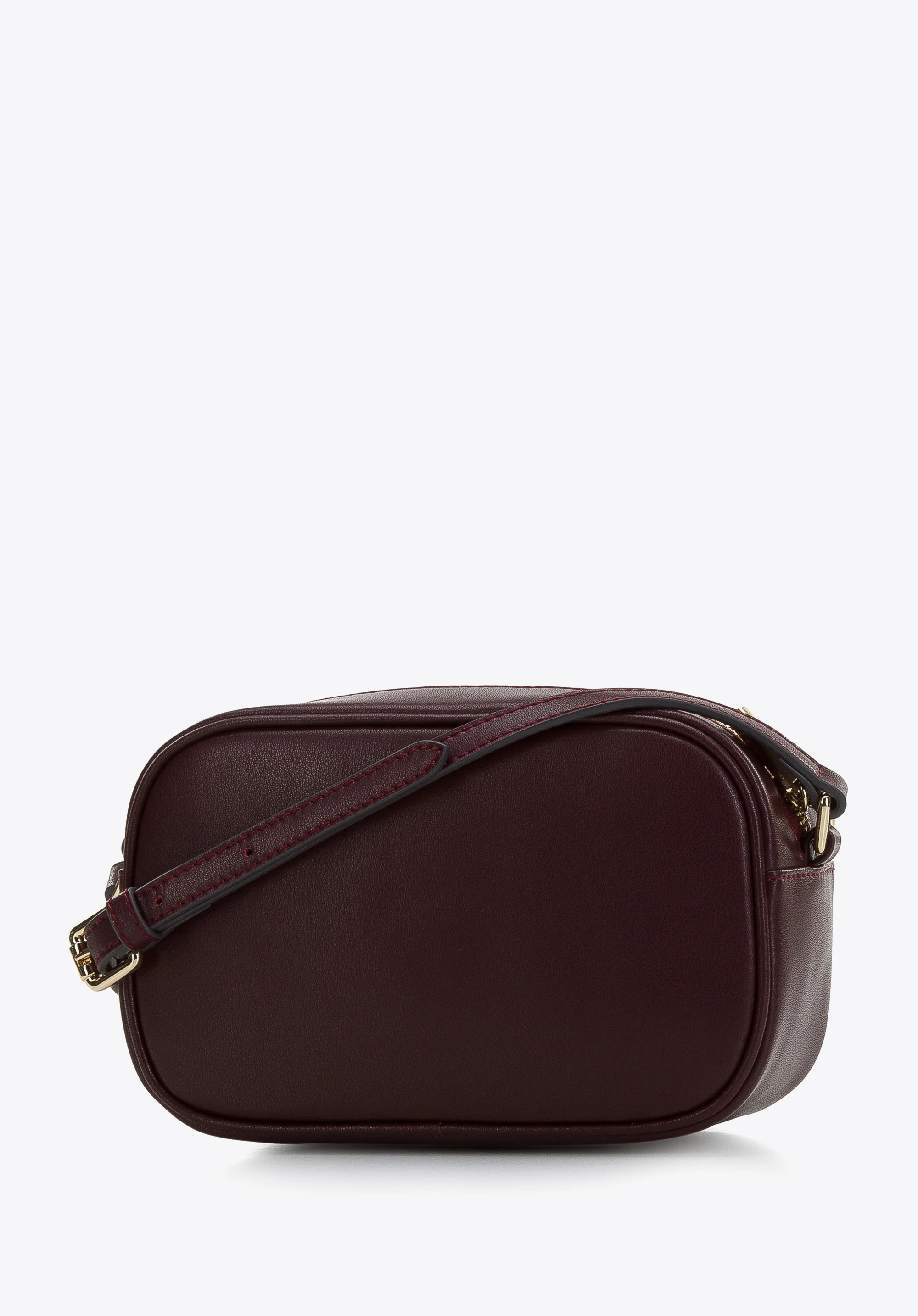 Damska listonoszka skórzana z marszczeniem