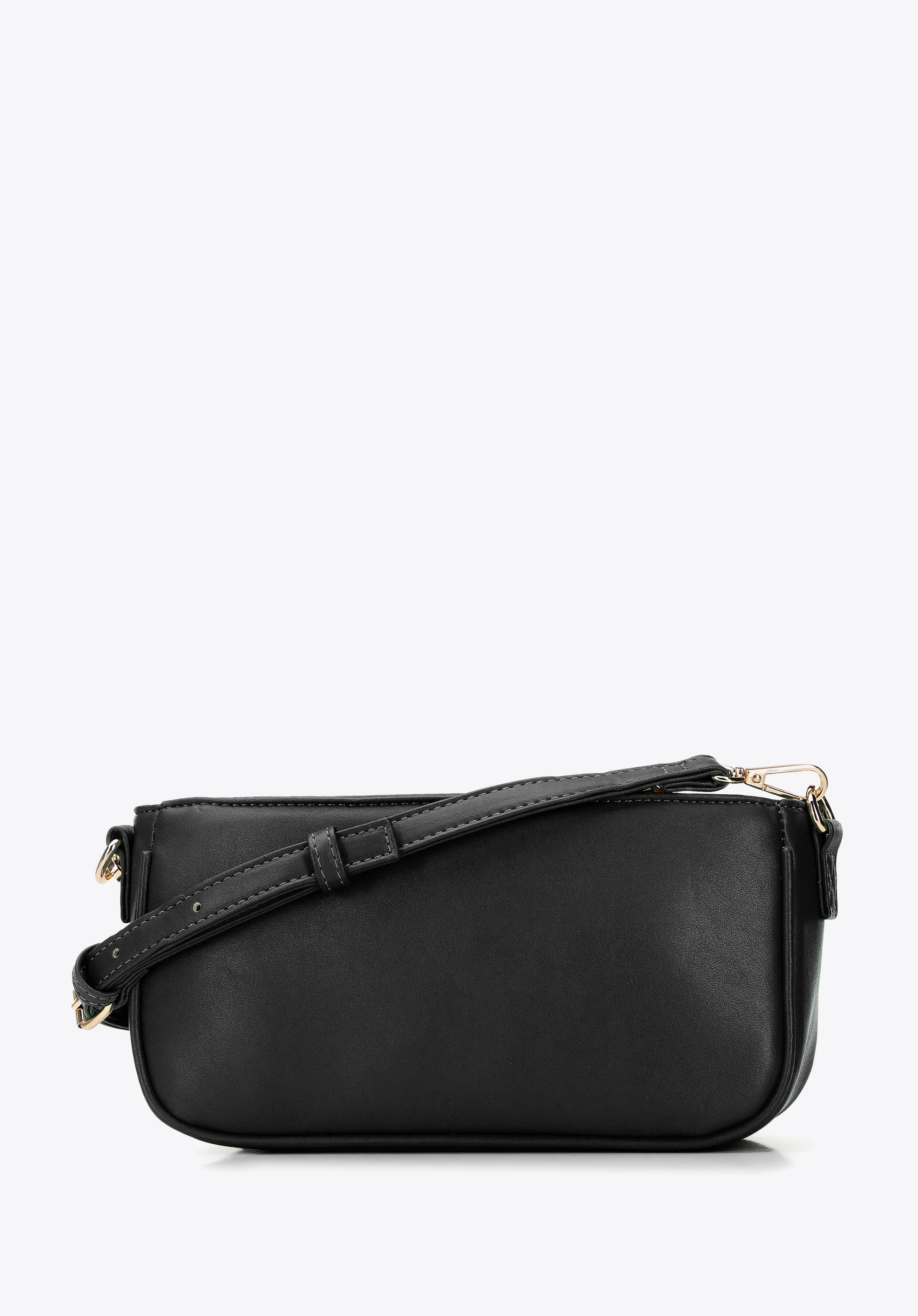 Damska listonoszka z ekoskóry z trójkątnymi ćwiekami