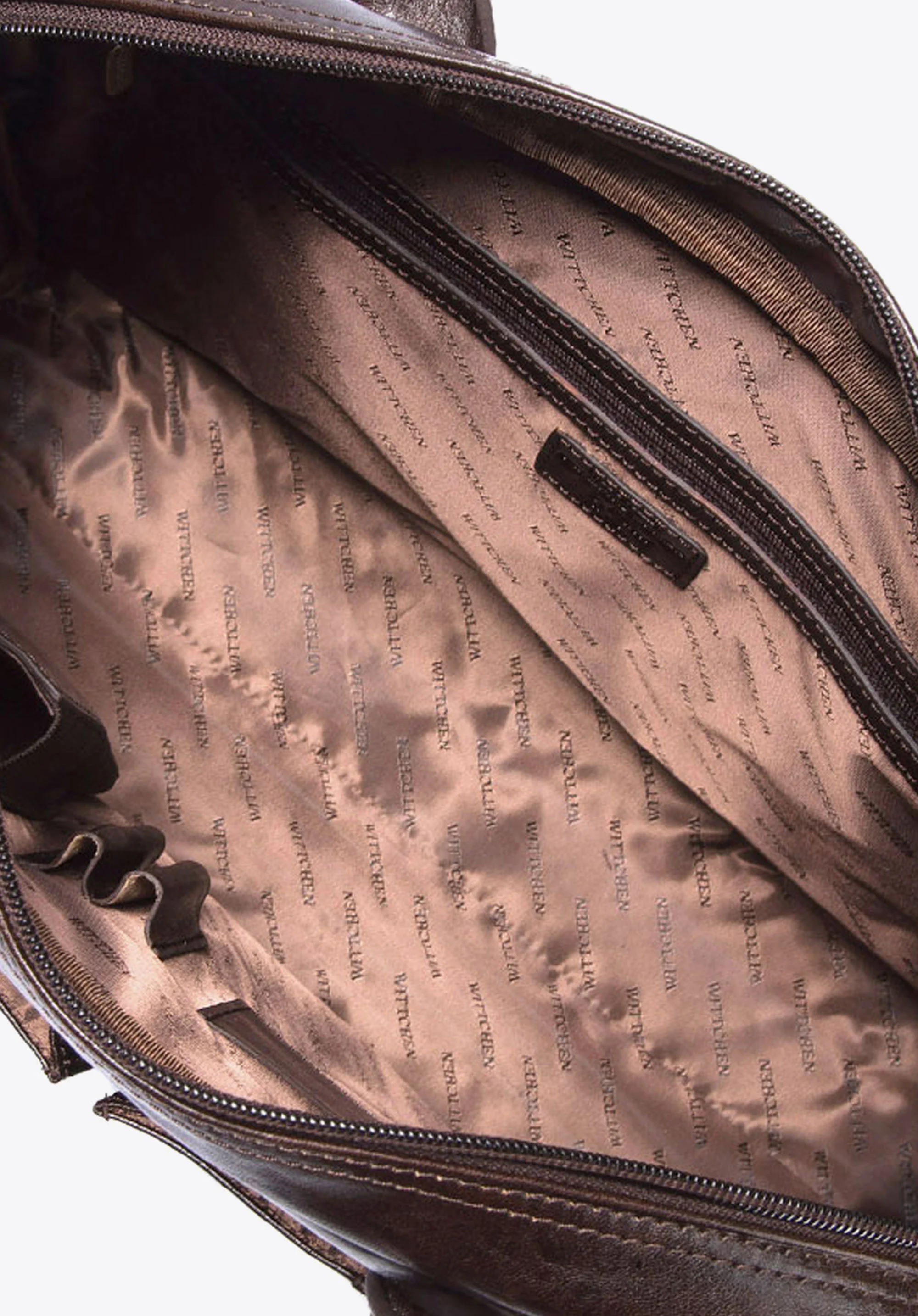 Damska torba na laptopa skórzana z akcesoriami