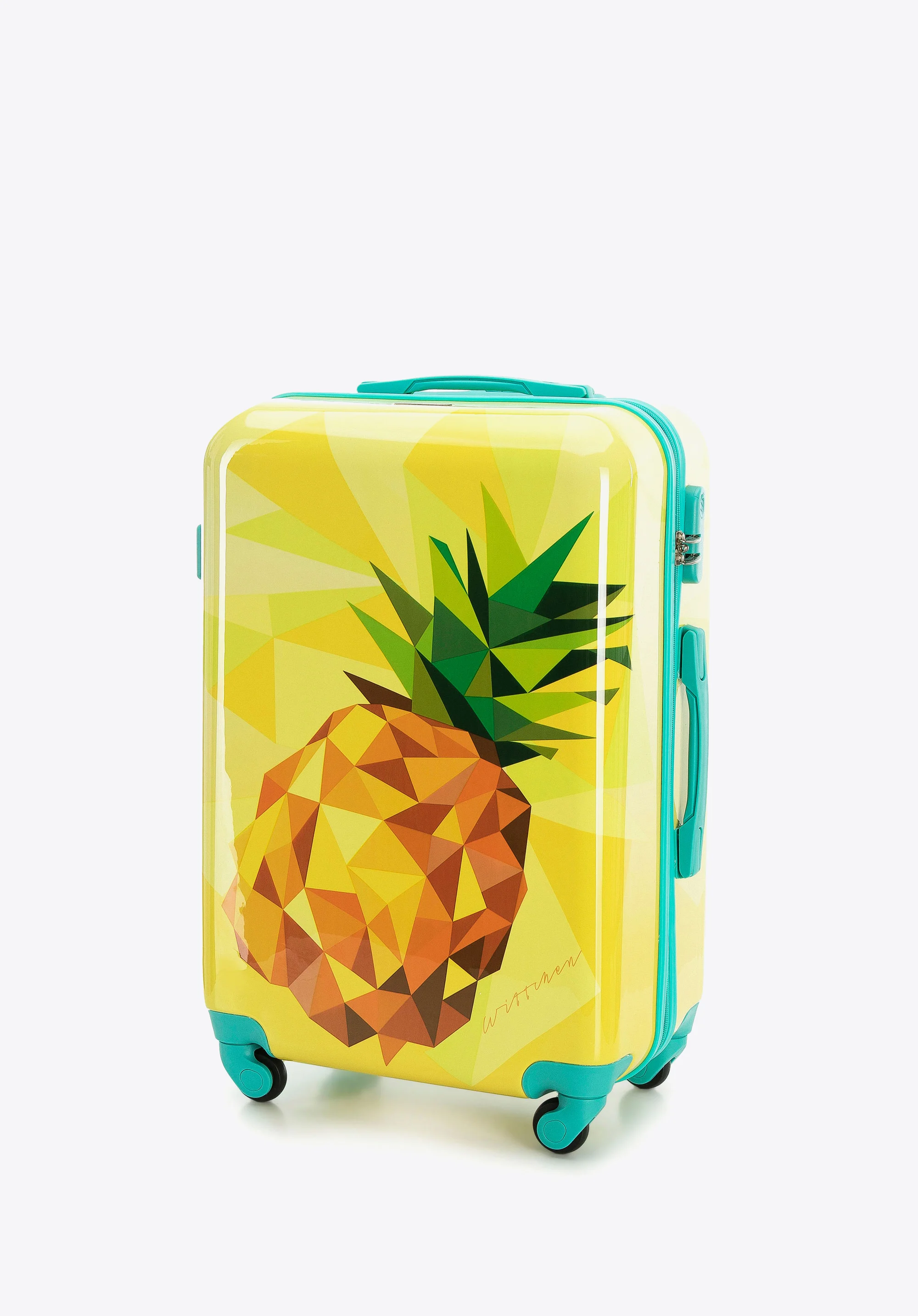 Walizka kabinowa z ABS-u z nadrukiem