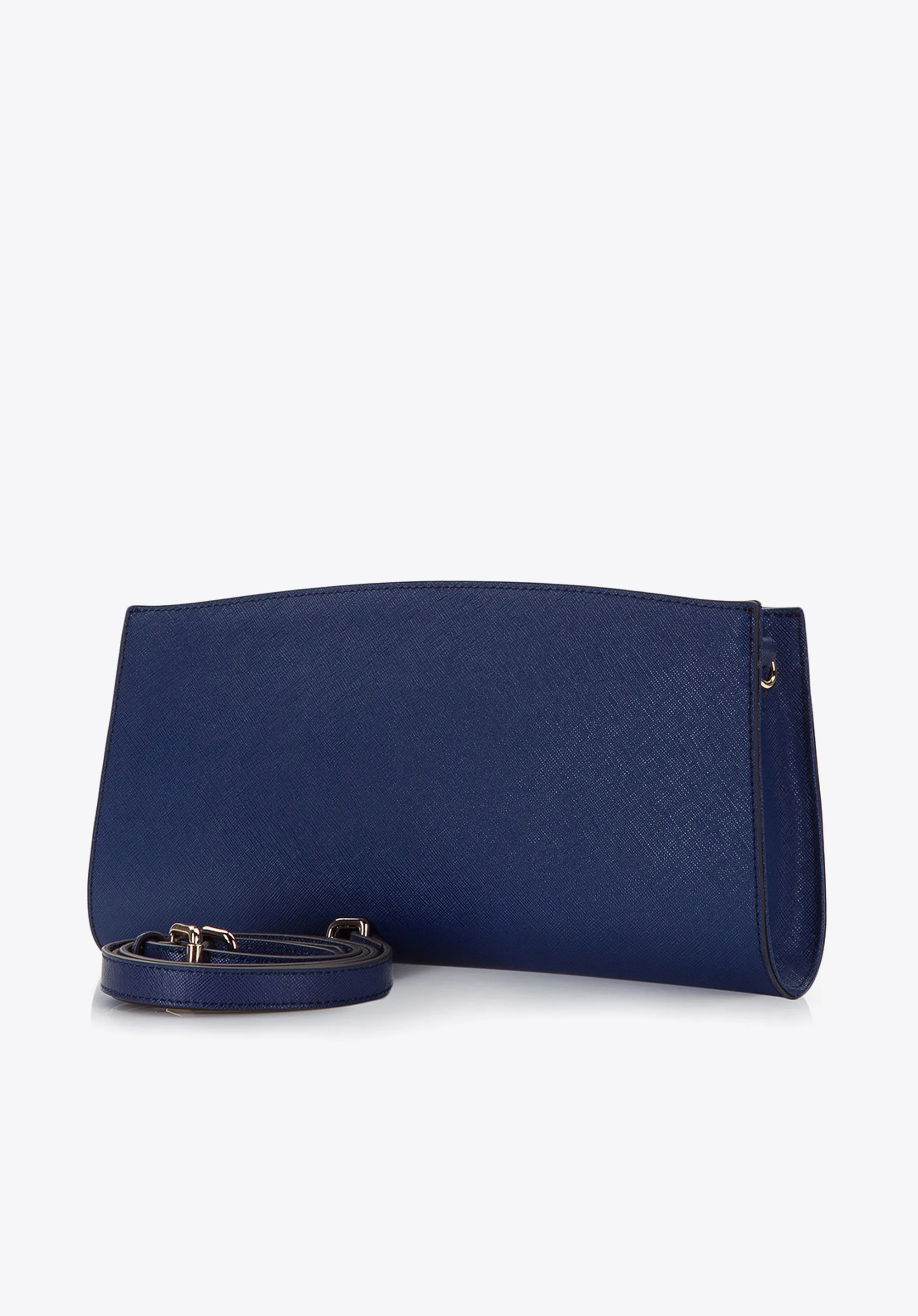 Kopertówka skórzana z ukośnymi suwakami