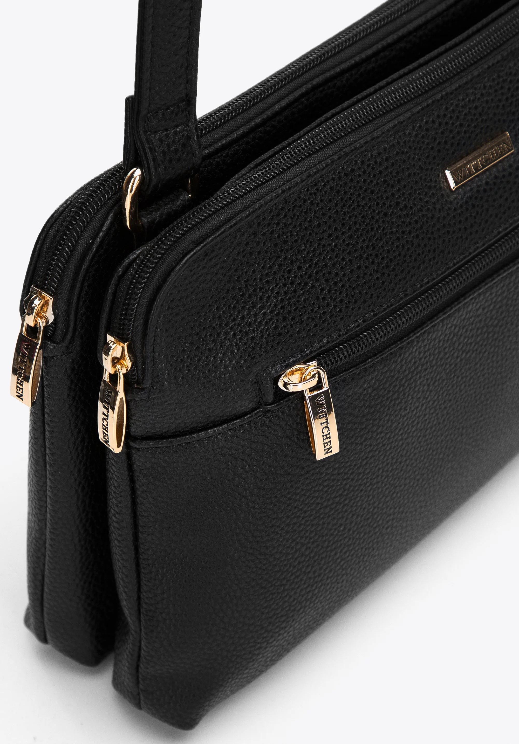 Damska listonoszka z ekoskóry dwukomorowa