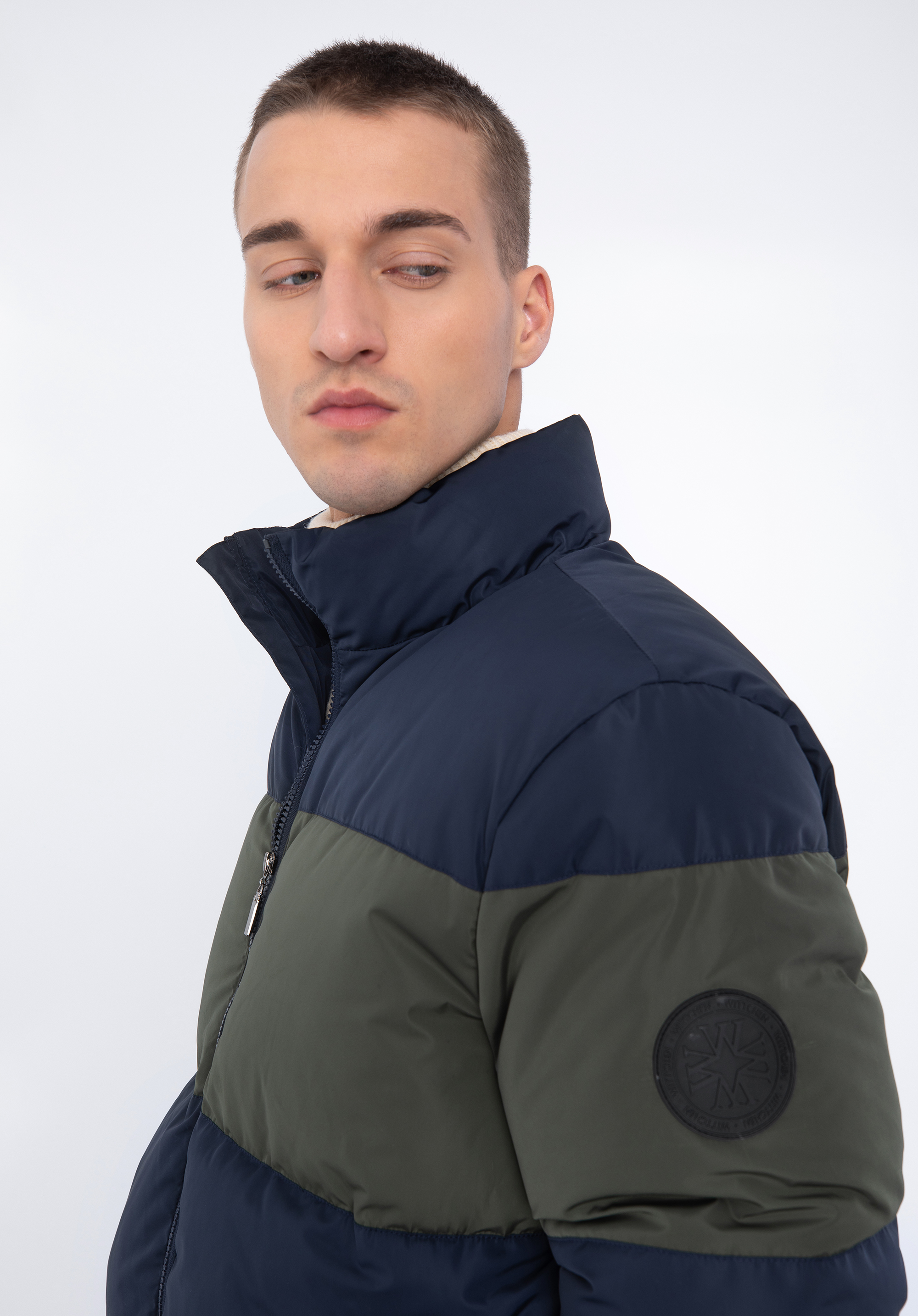 Męska kurtka pikowana prosta