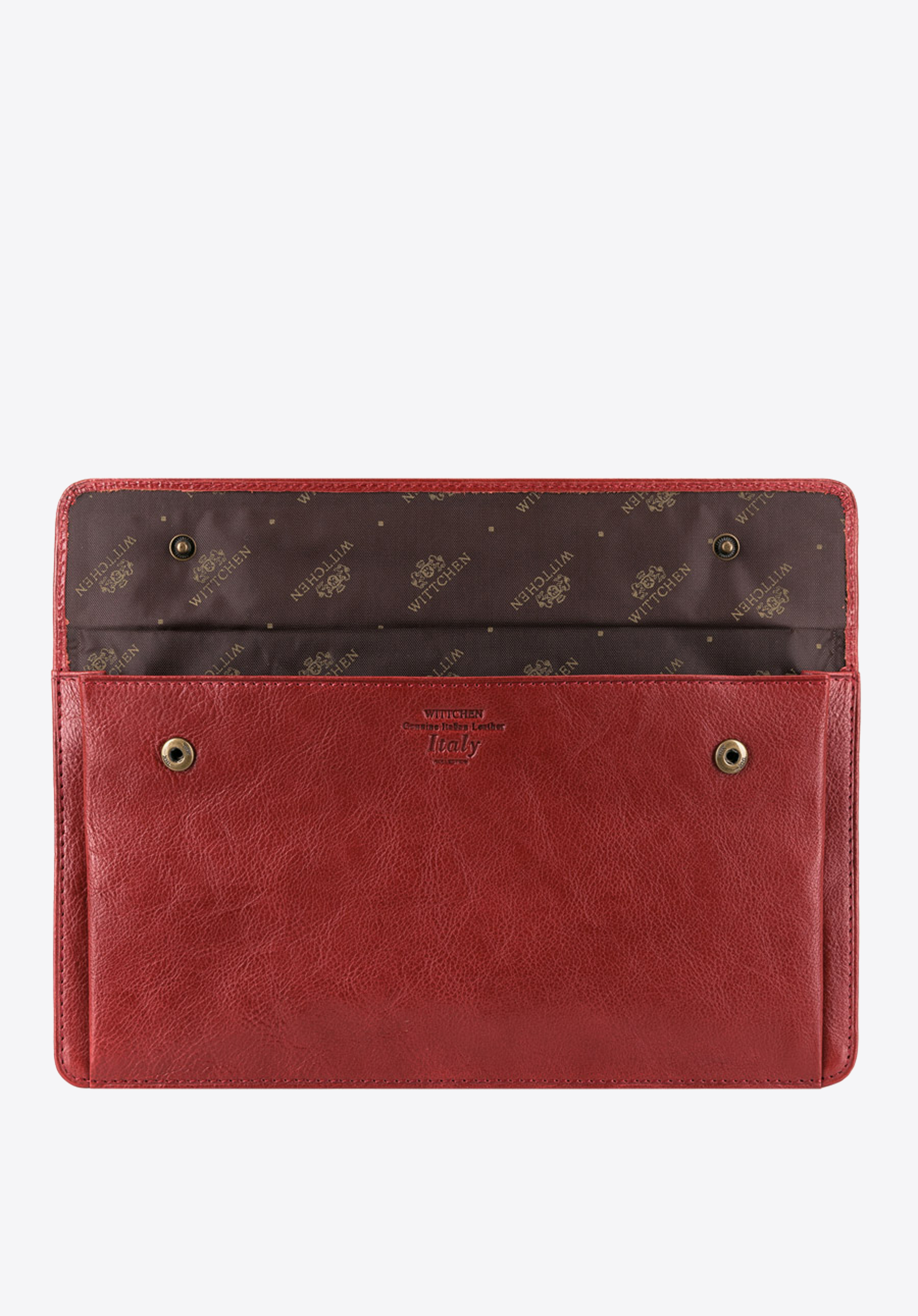 Etui na bilet lotniczy skórzane proste