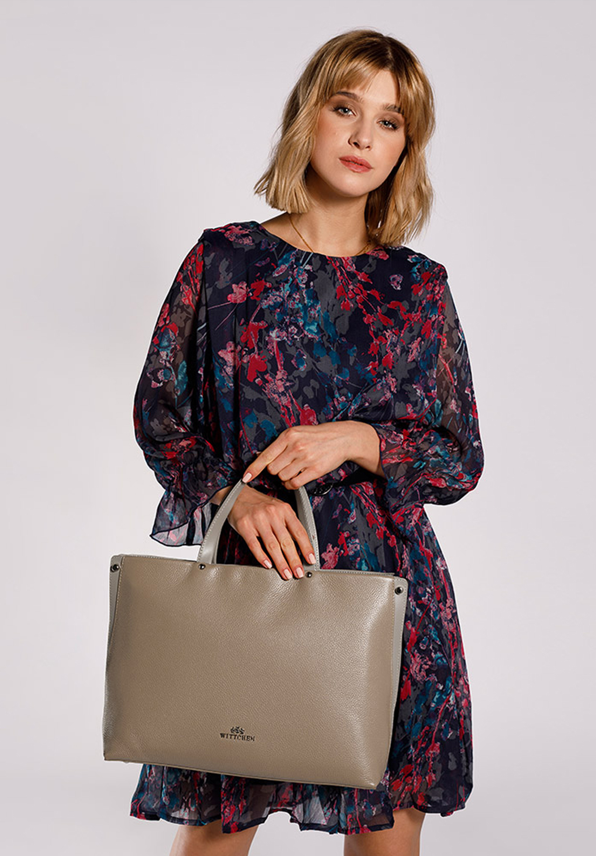 Torba skórzana z kieszenią na laptopa 11”/12”