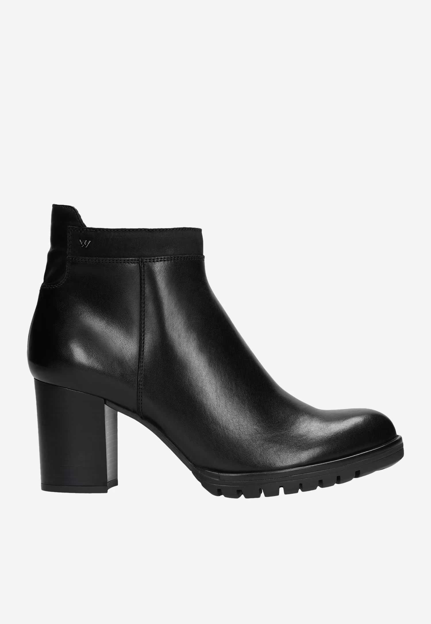 Czarne eleganckie botki damskie na zimę