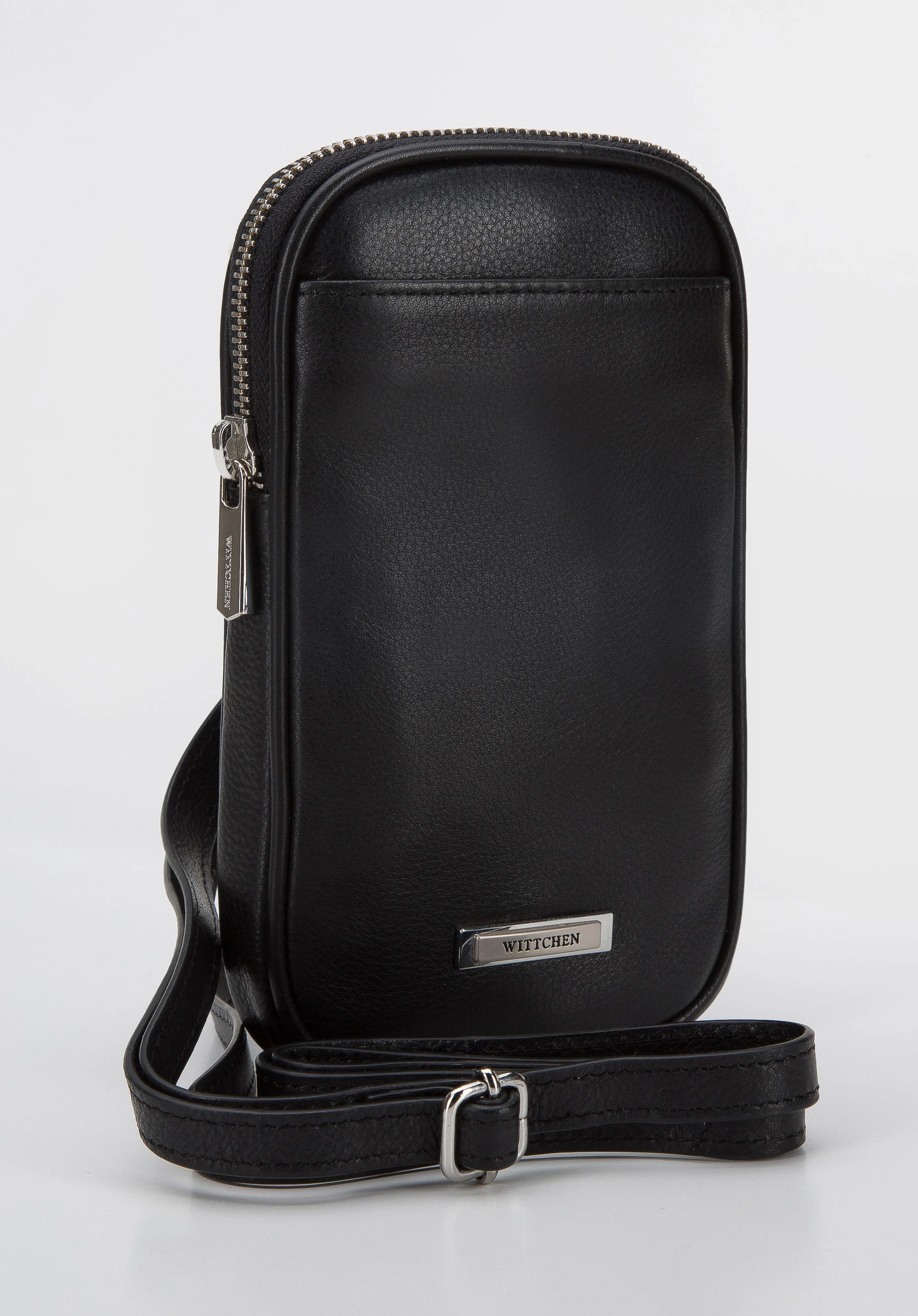 Męska torba na telefon skórzana