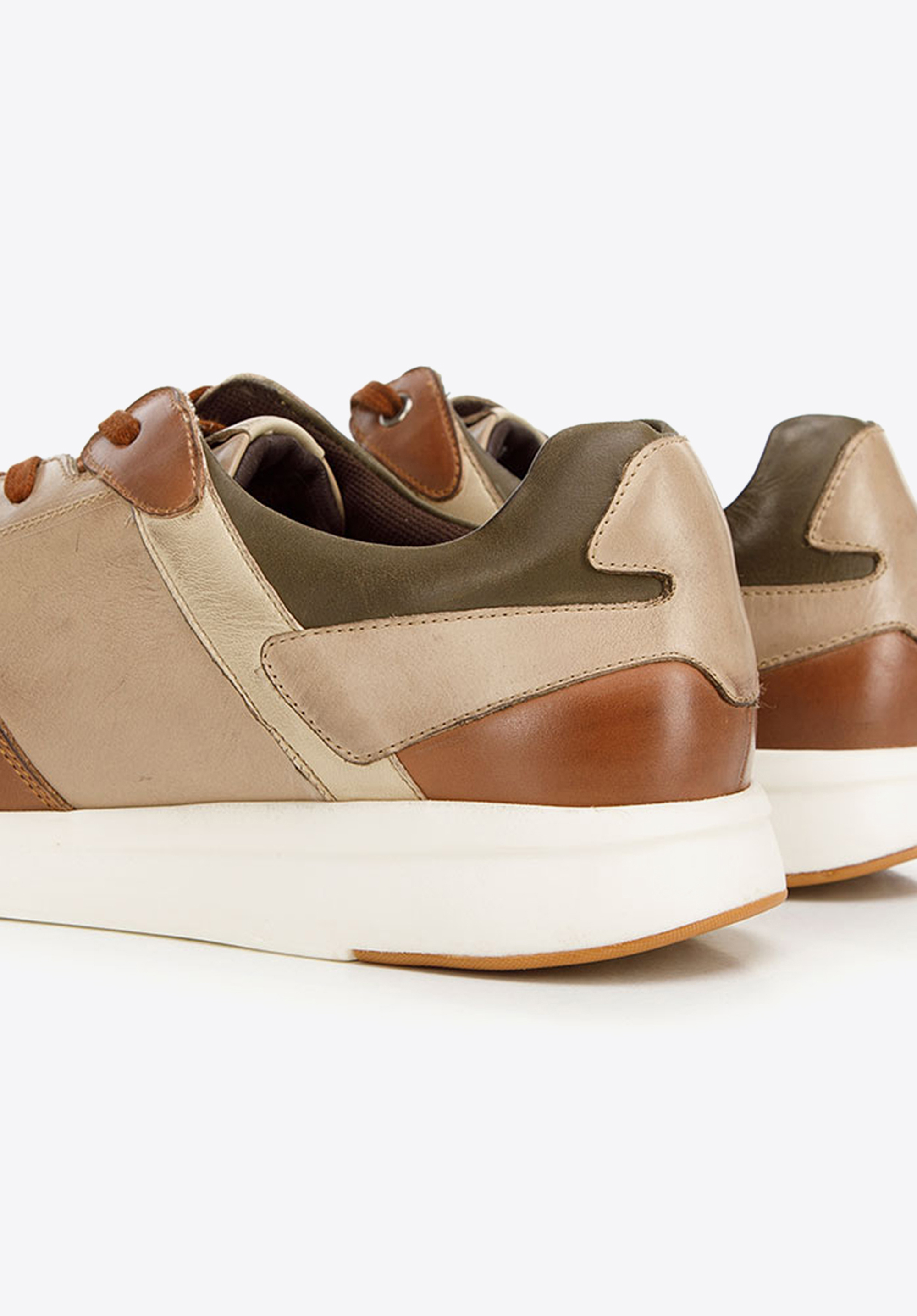 Męskie sneakersy ze skóry naturalnej