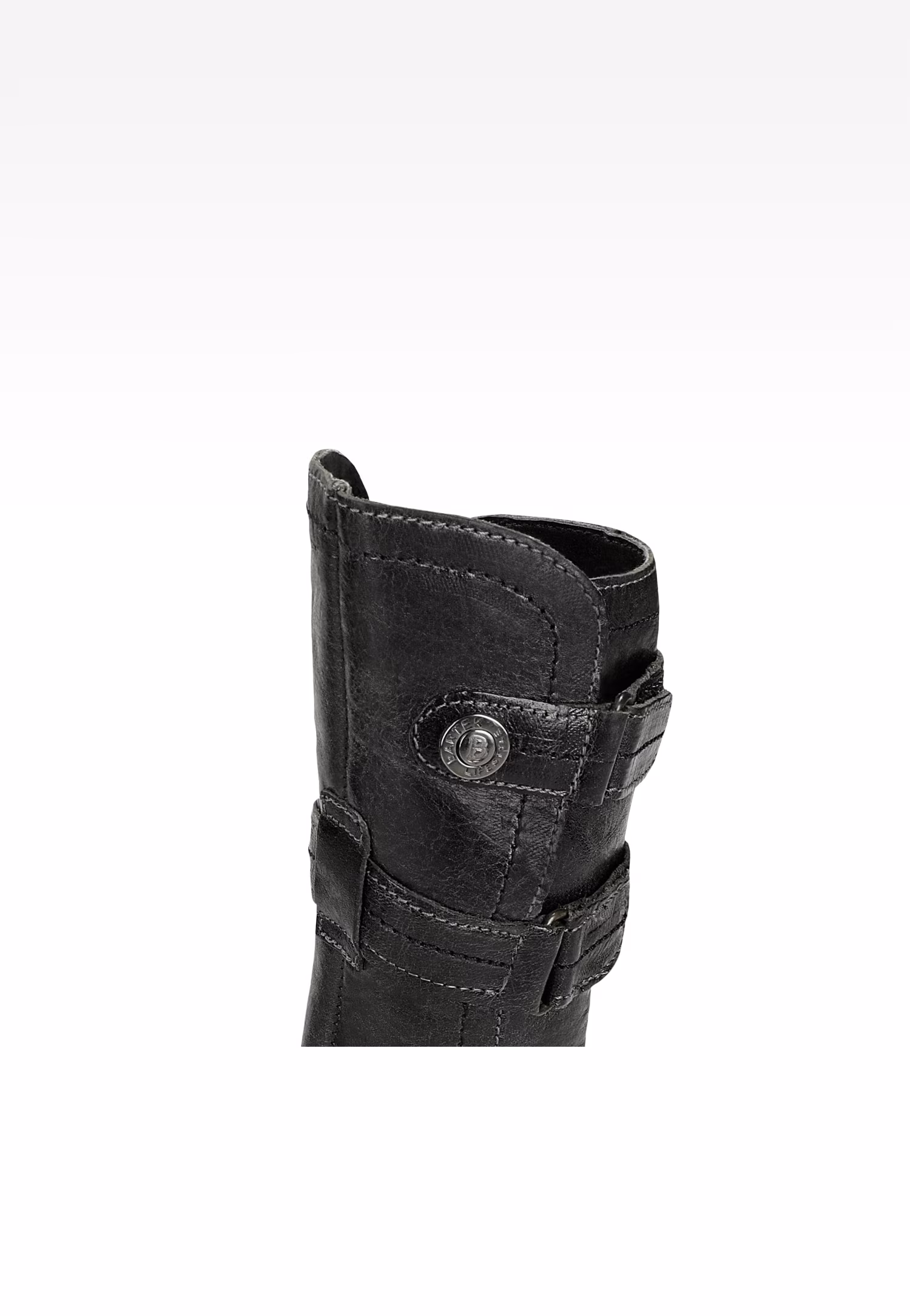 Czarne ocieplane kozaki dla dziewcząt BARTEK W-64857/26C