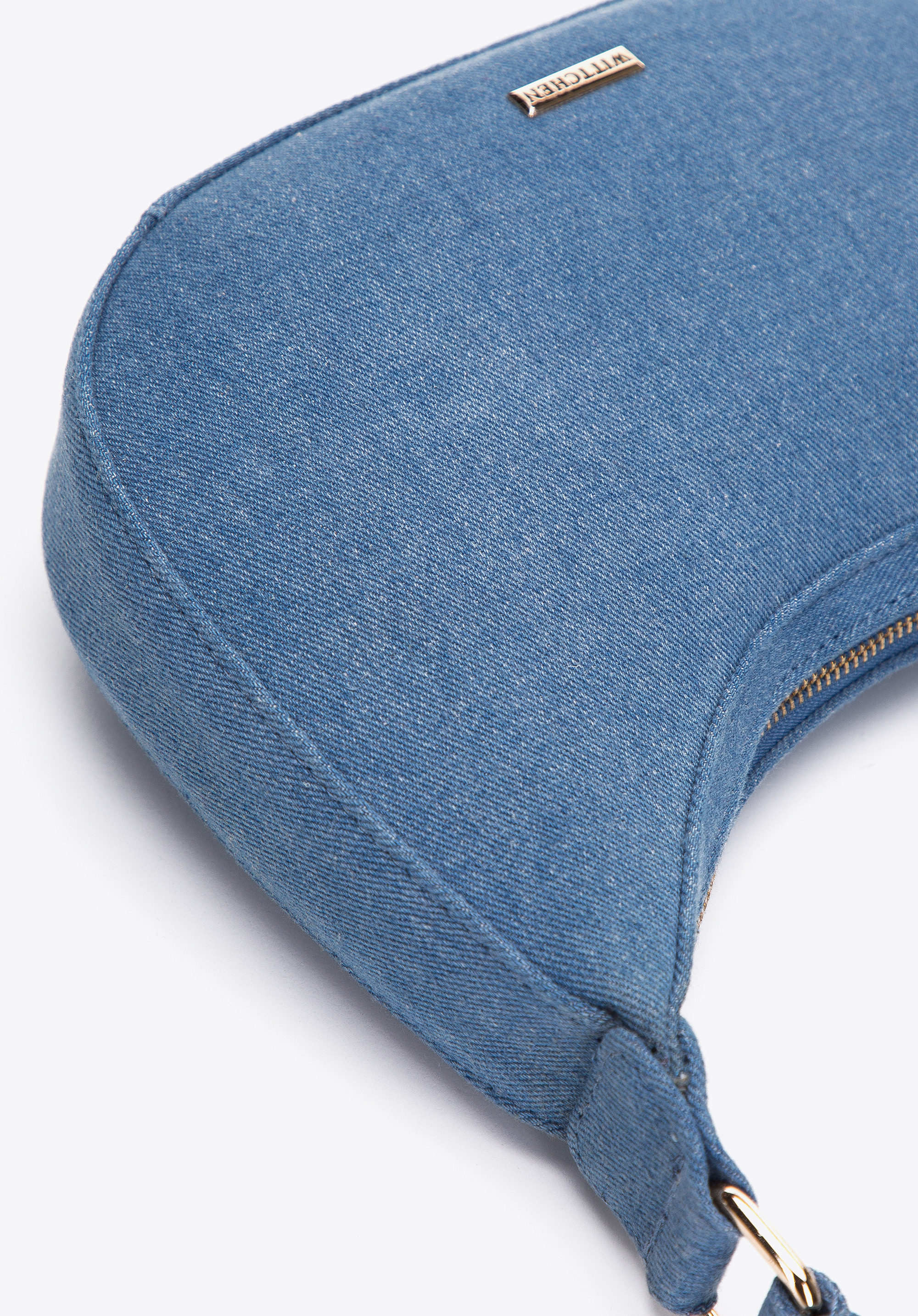 Torebka bagietka dżinsowa