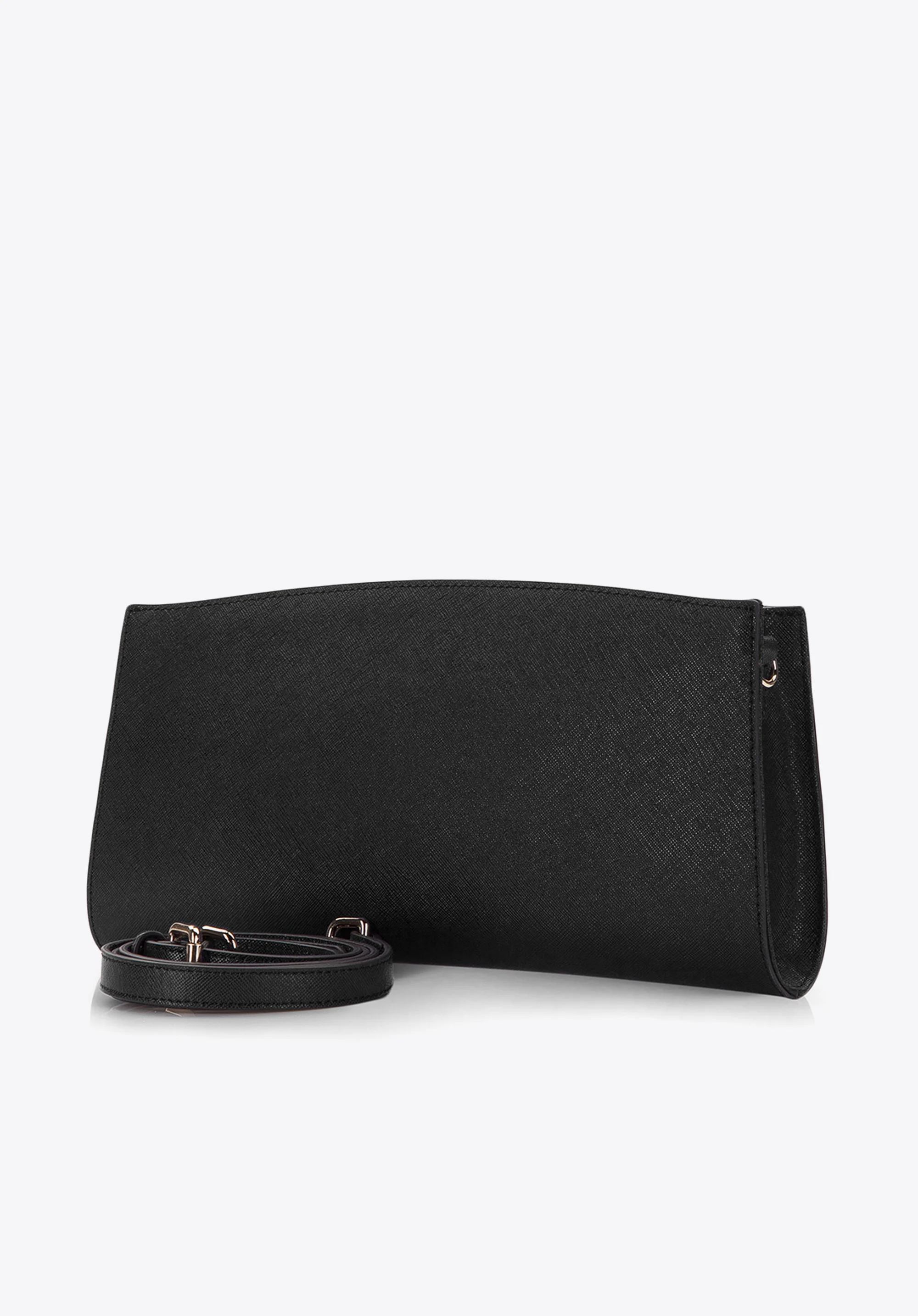 Kopertówka skórzana z ukośnymi suwakami