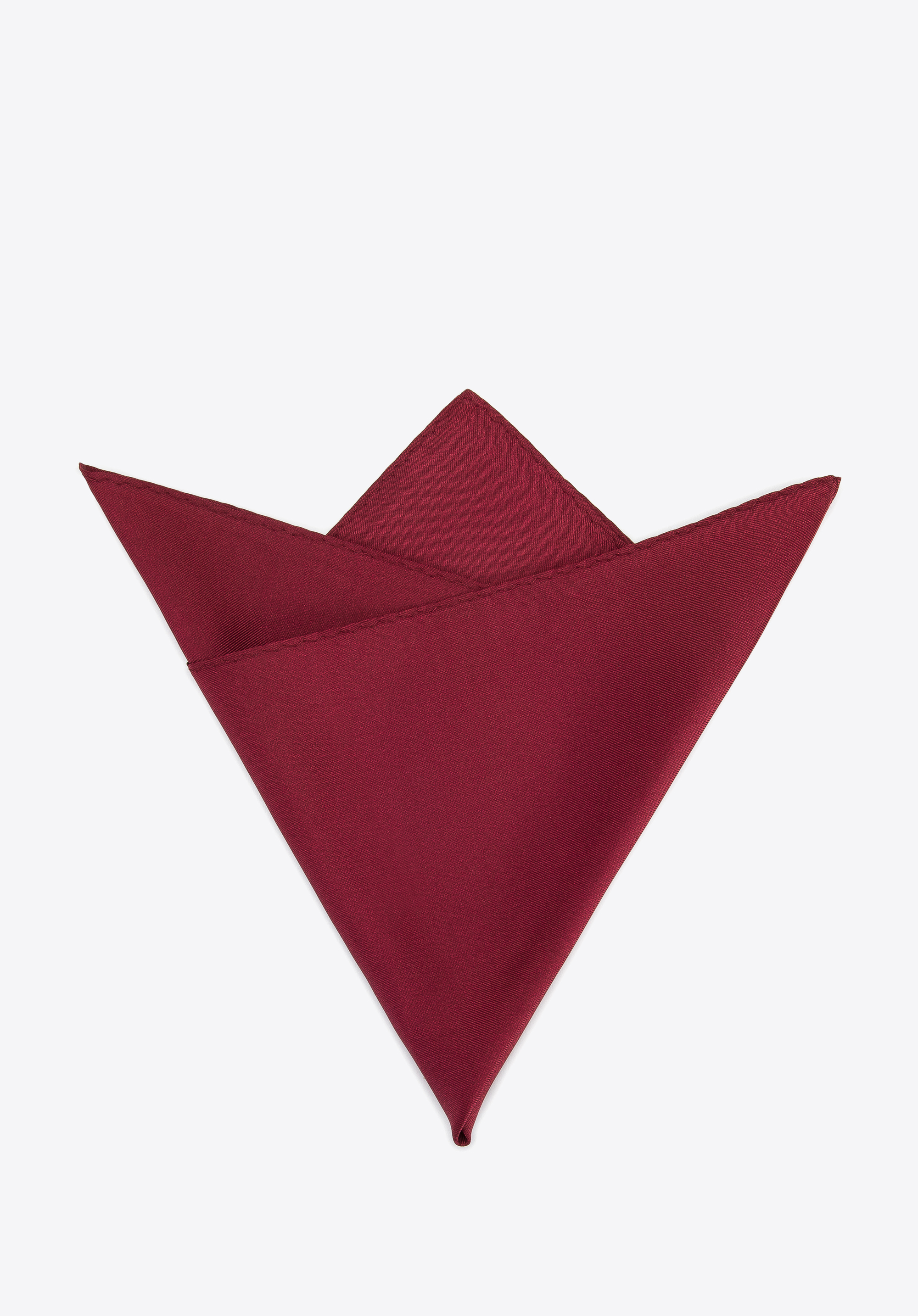 Poszetka z jedwabiu jednokolorowa