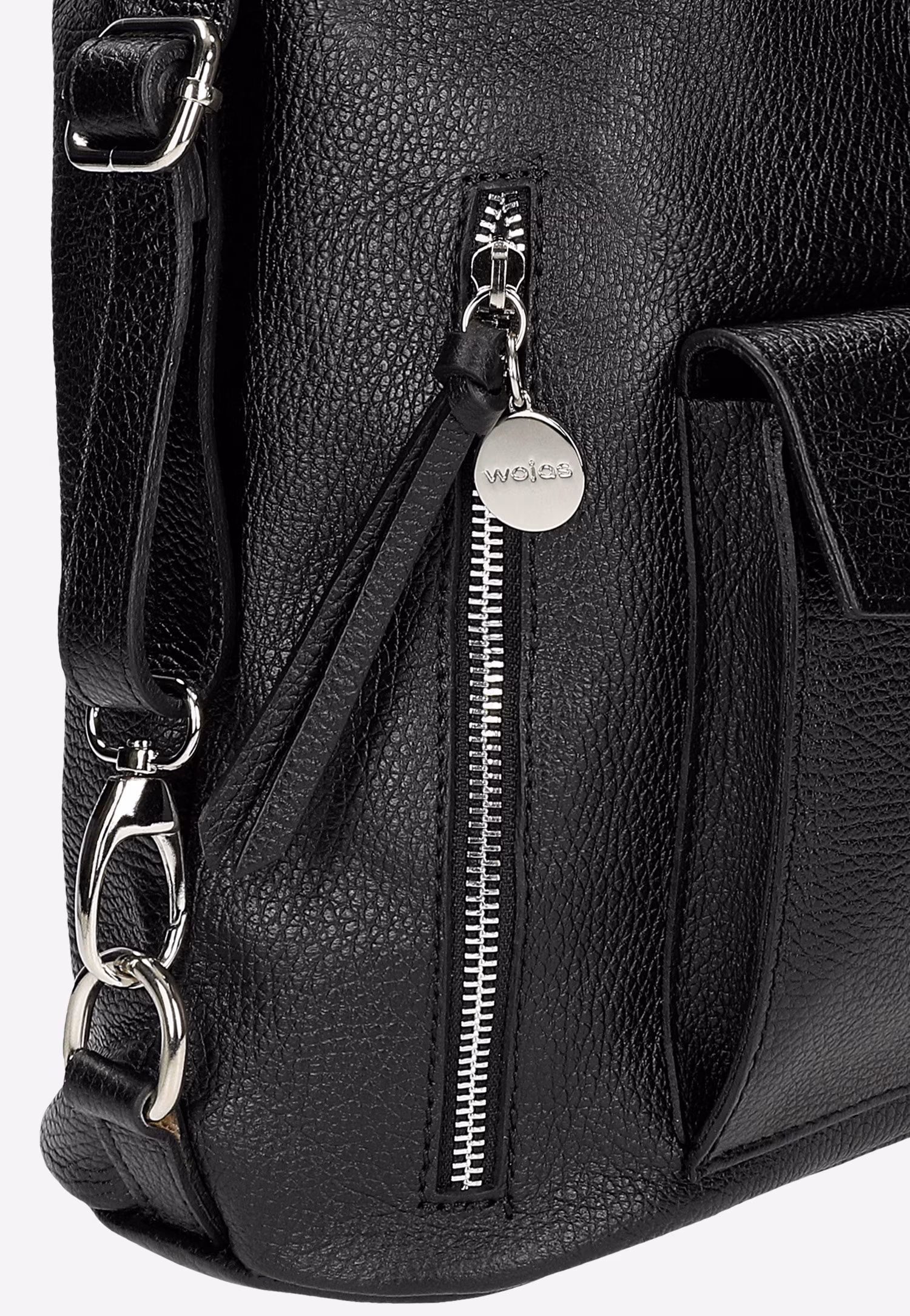 Beżowa skórzana torebka plecak 2w1