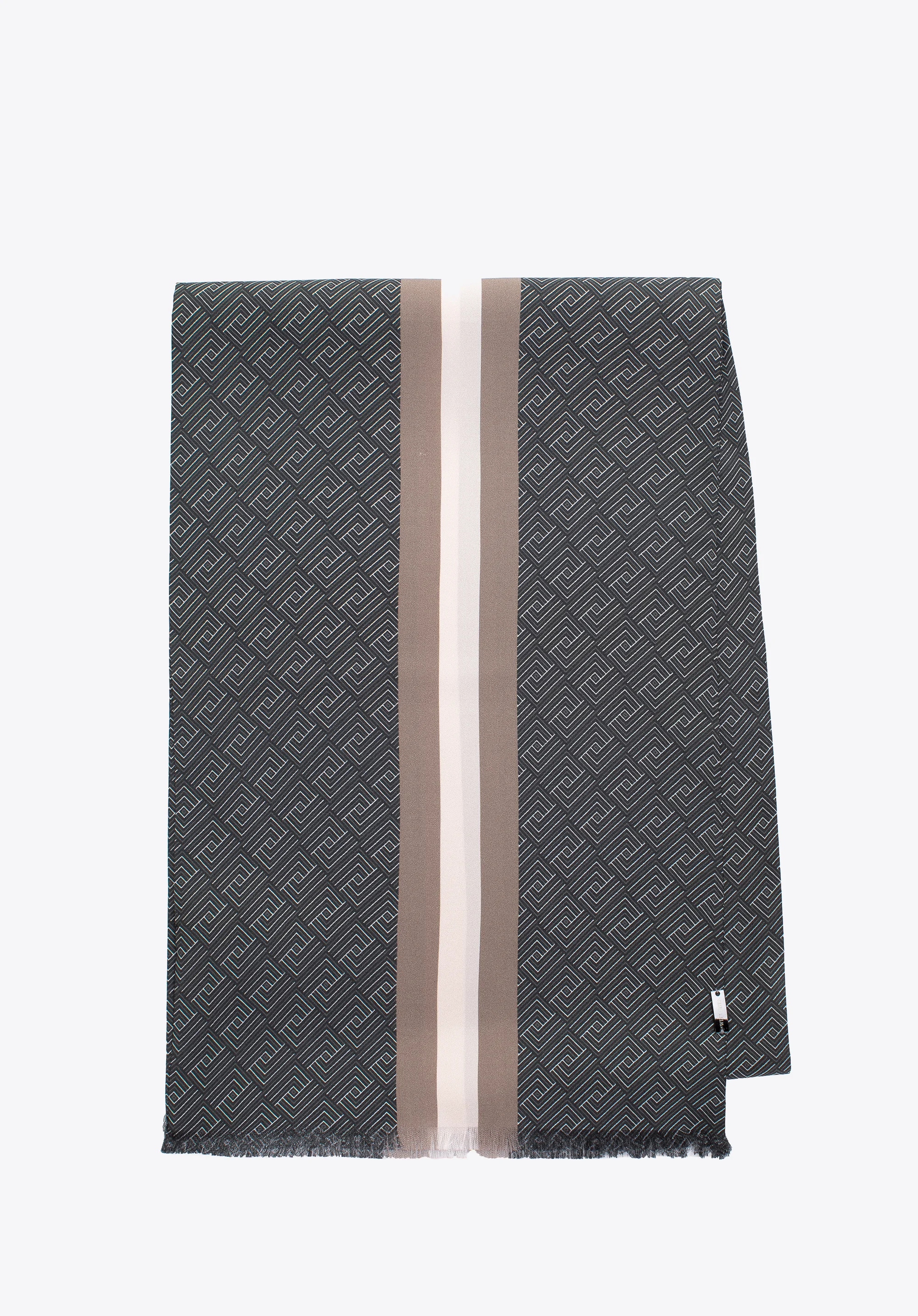 Męski szal z jedwabiu