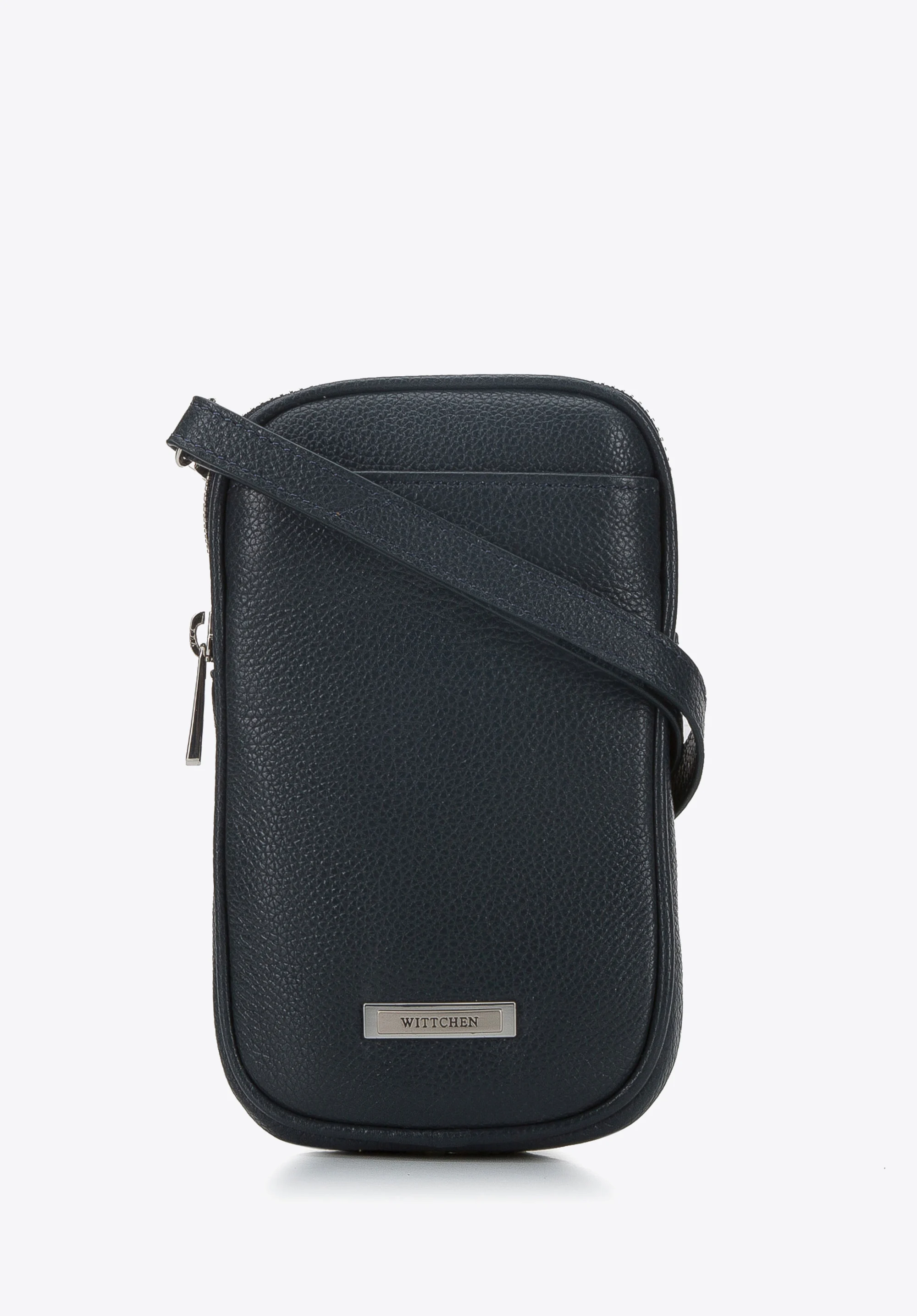 Męska torba na telefon skórzana