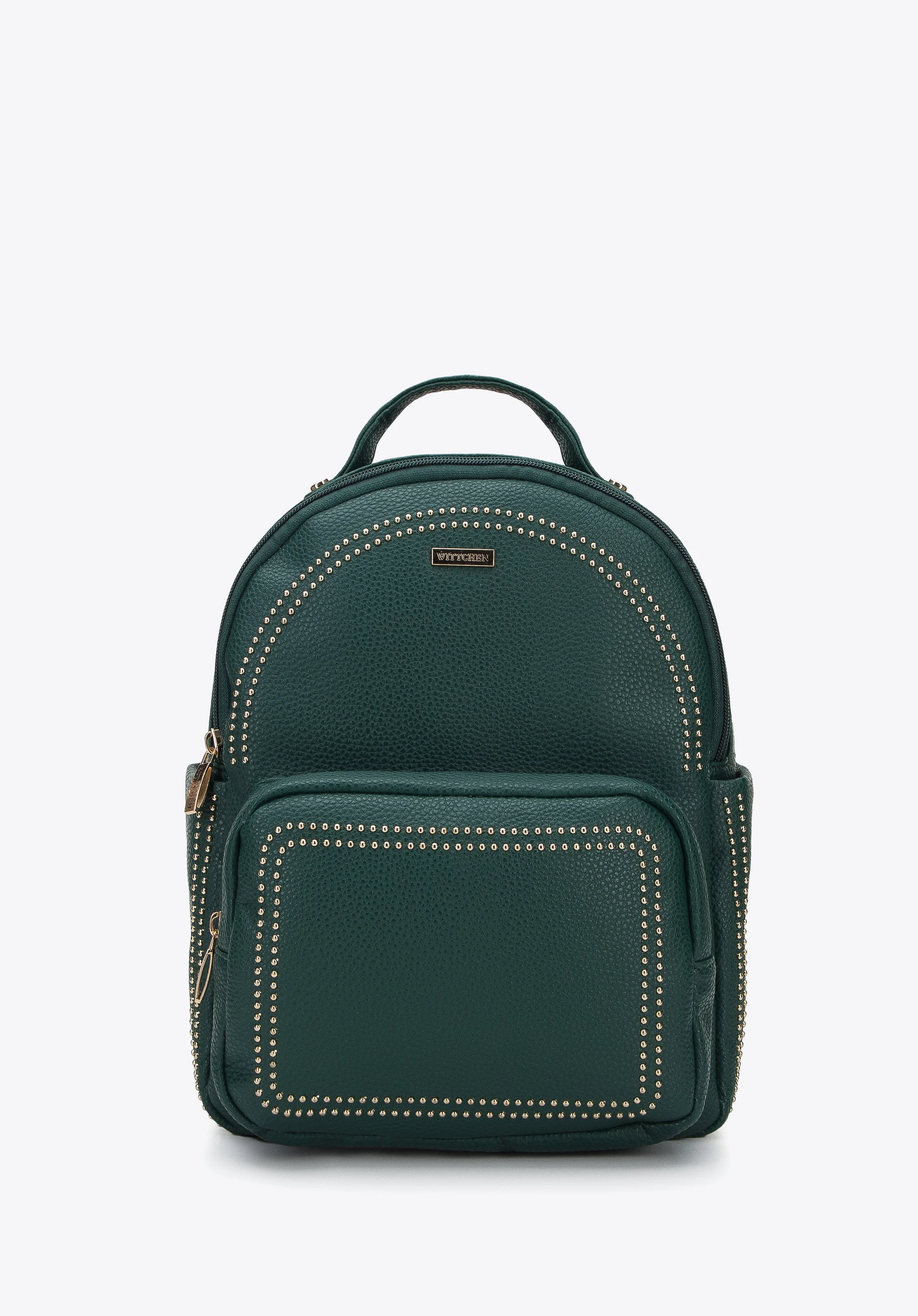 Damski plecak z ozdobnymi nitami