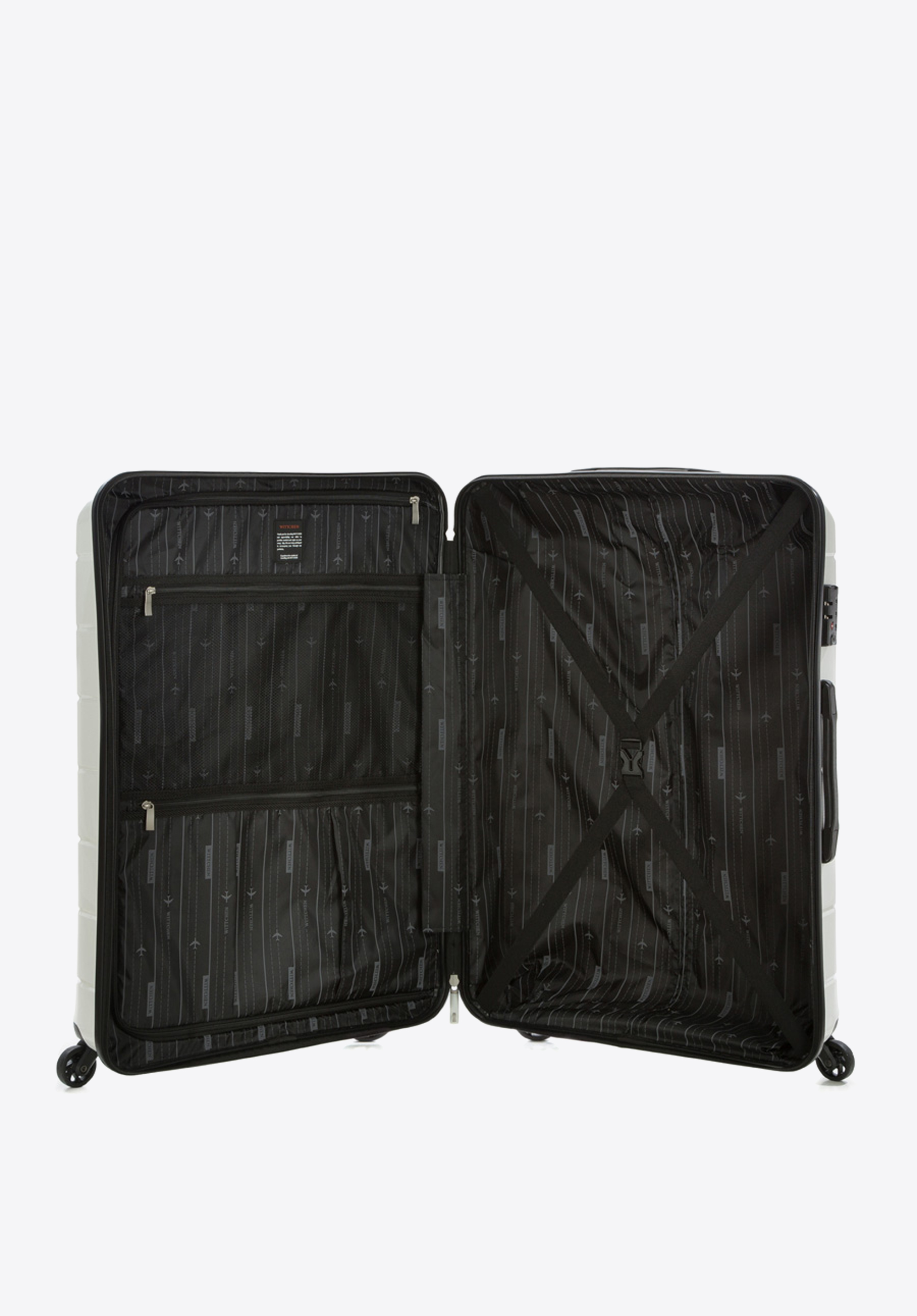 Walizka kabinowa z polipropylenu żłobiona