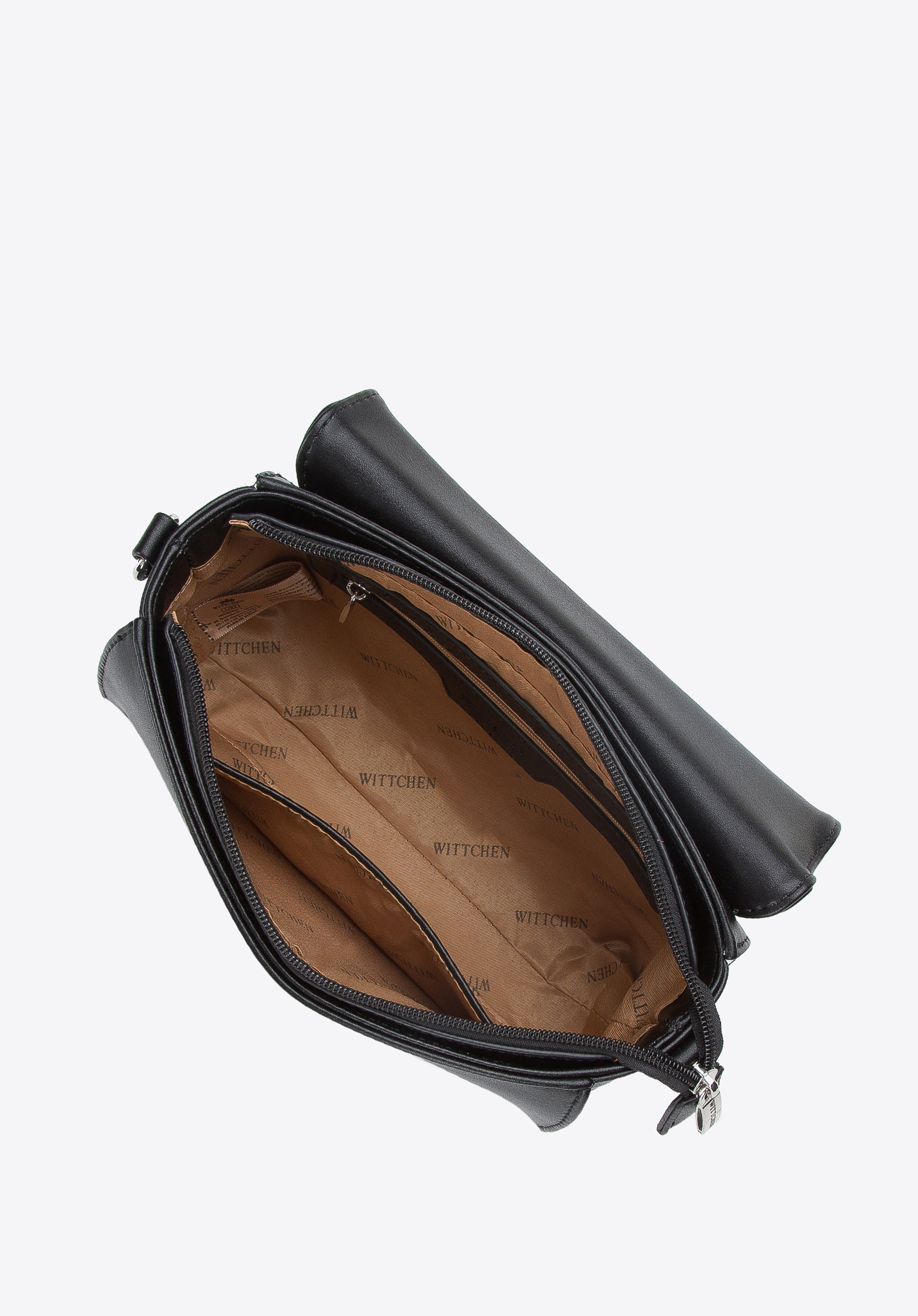 Damska torebka z geometrycznym zapięciem