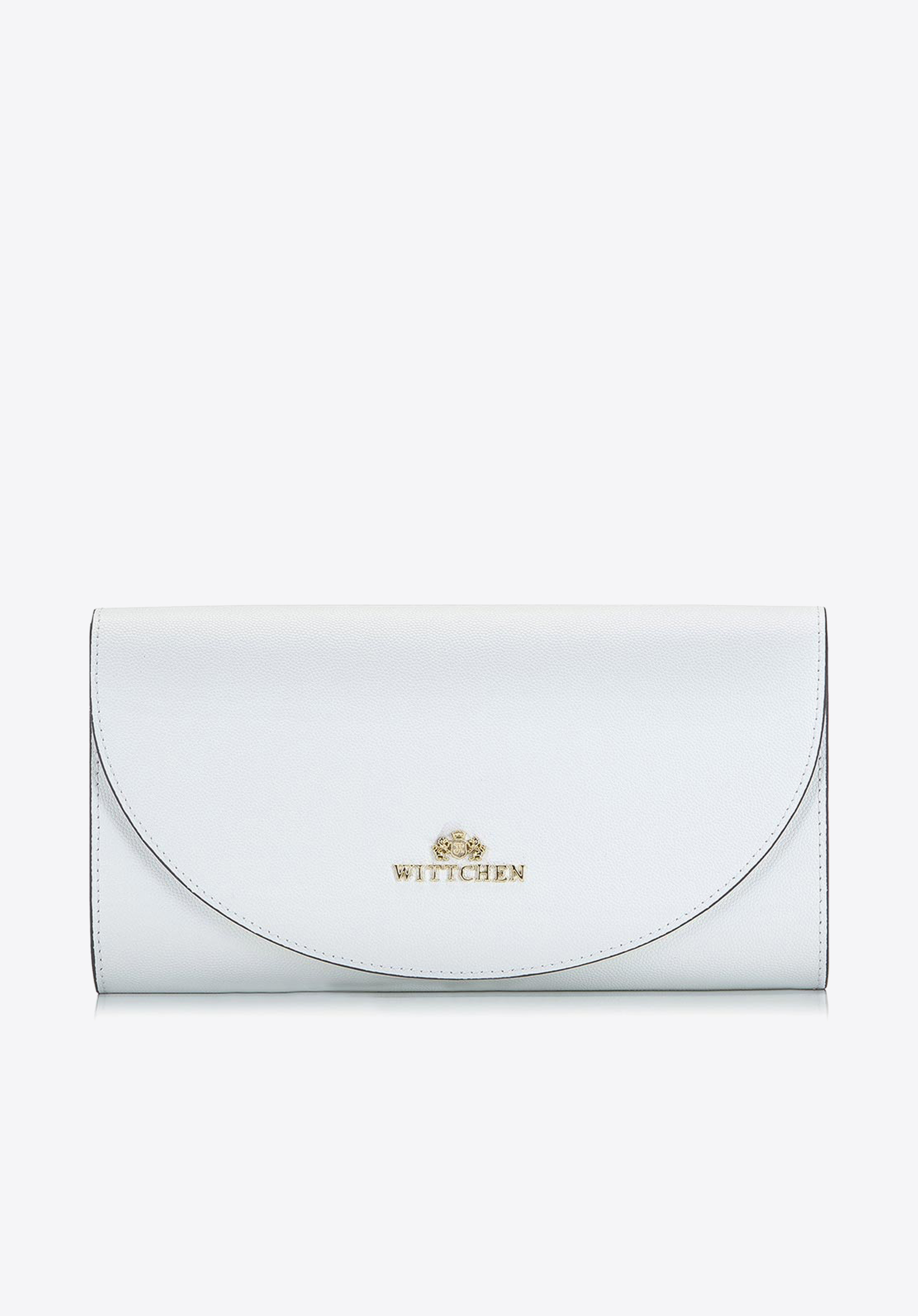 Kopertówka skórzana minimalistyczna