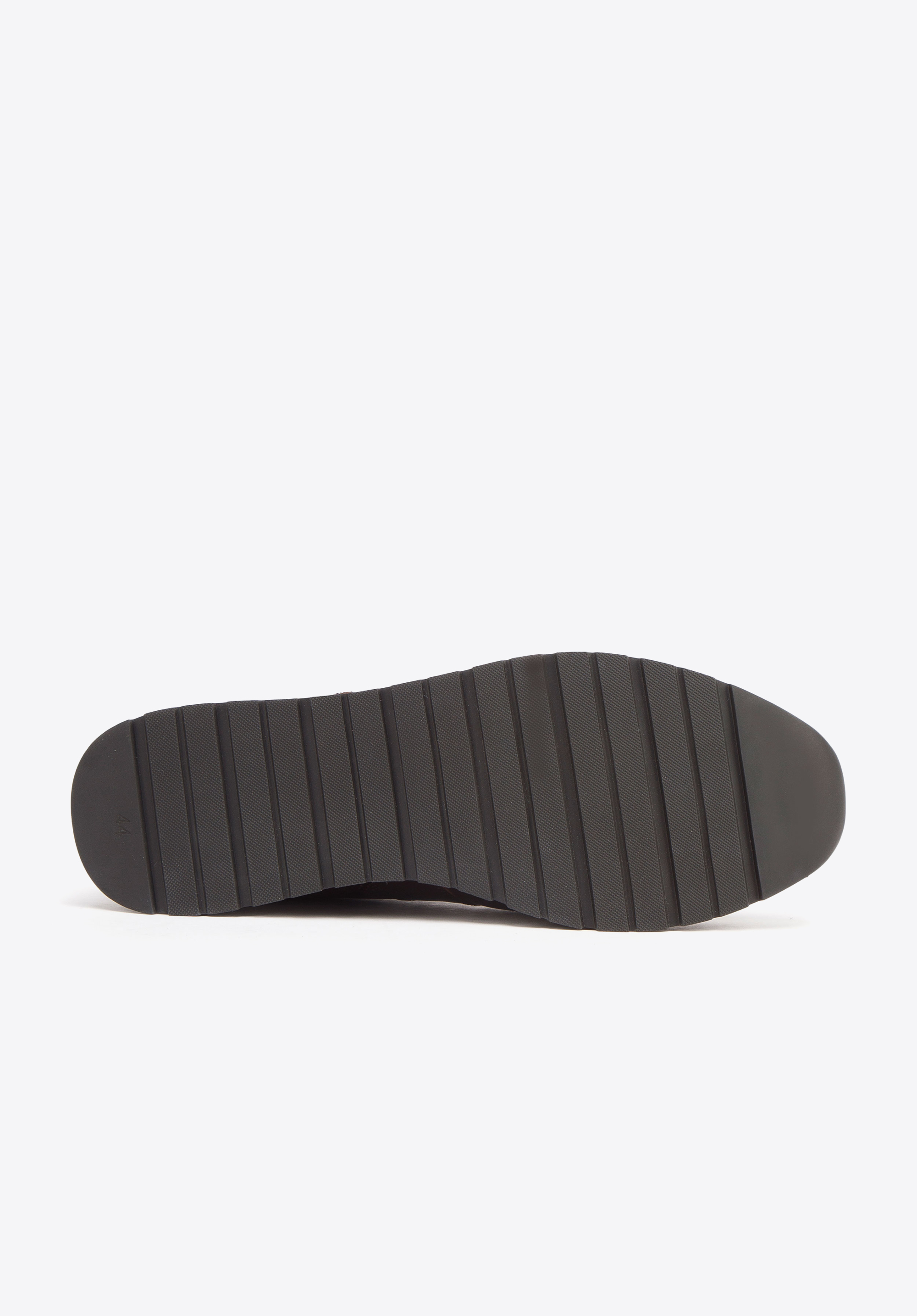 Męskie sneakersy skórzane perforowane