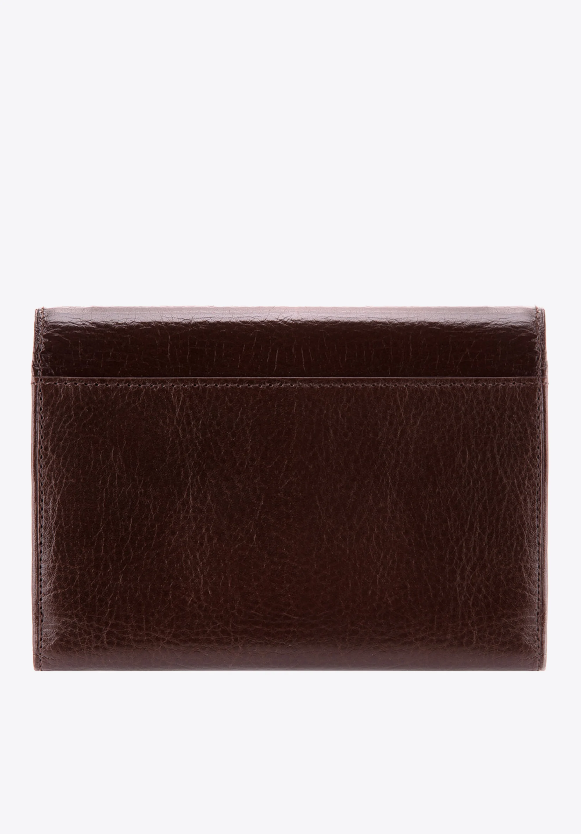 Damski portfel skórzany z kieszonką na bigiel