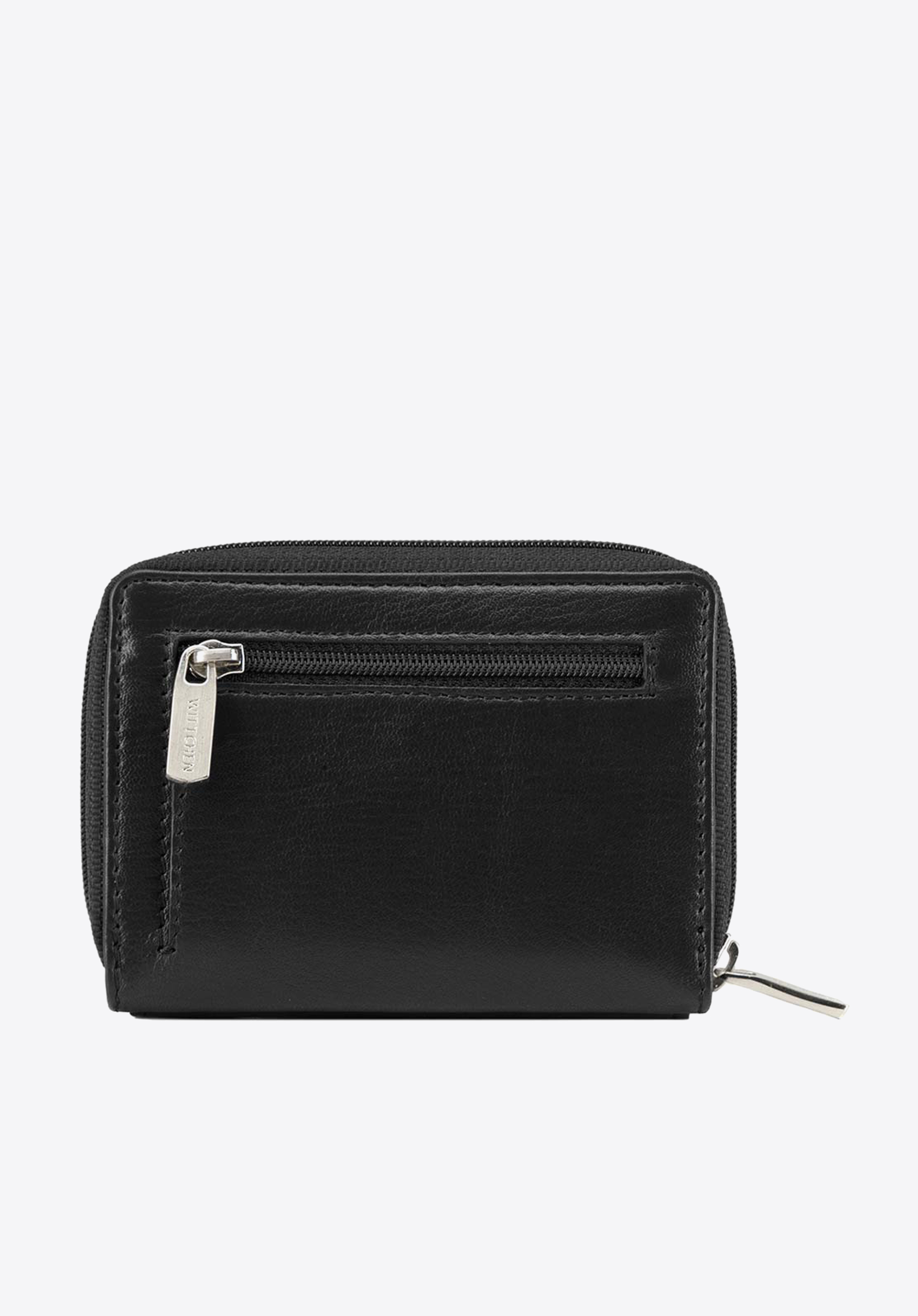 Damski portfelik skórzany z patką