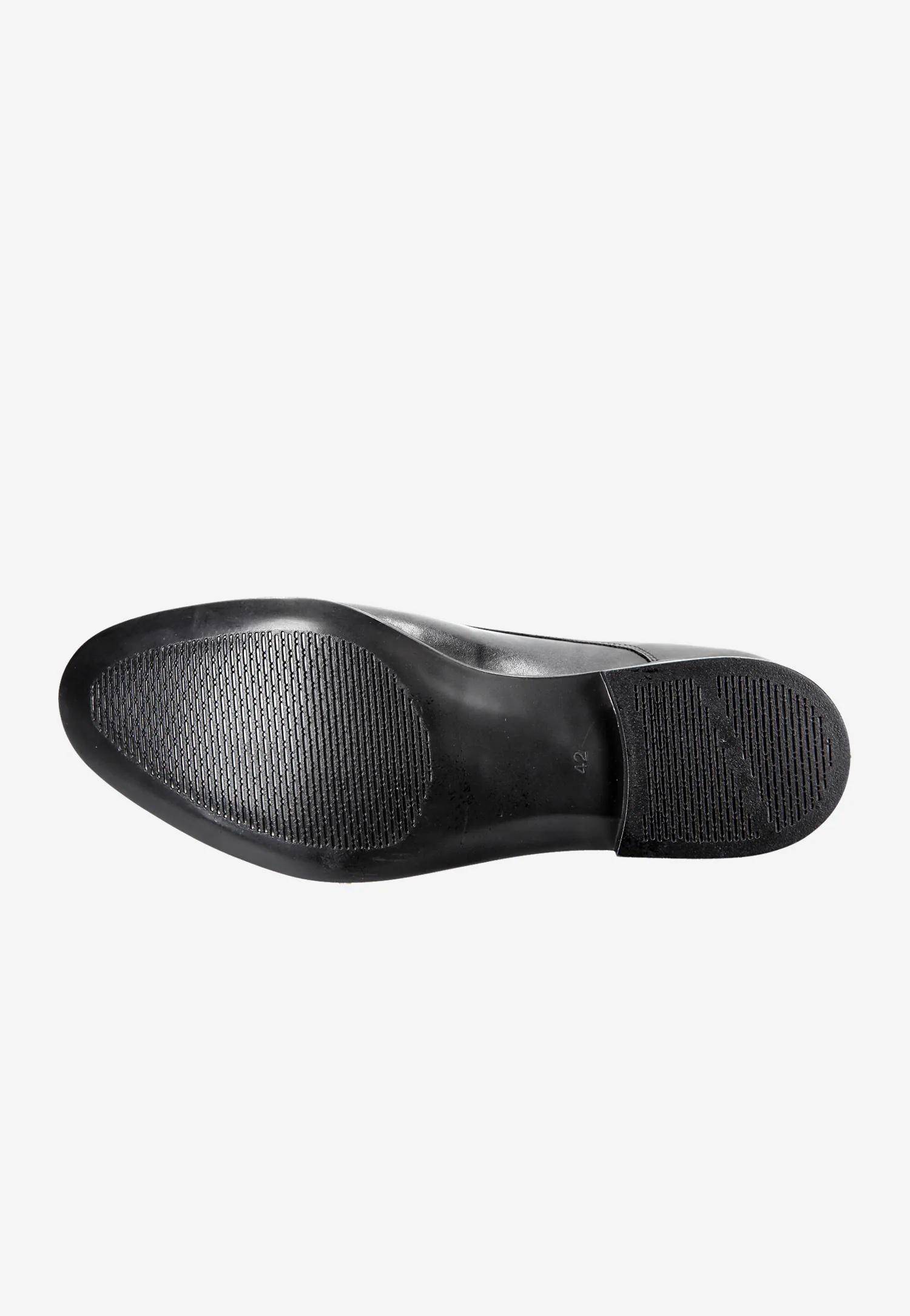 Czarne ponadczasowe półbuty męskie ze skóry licowej