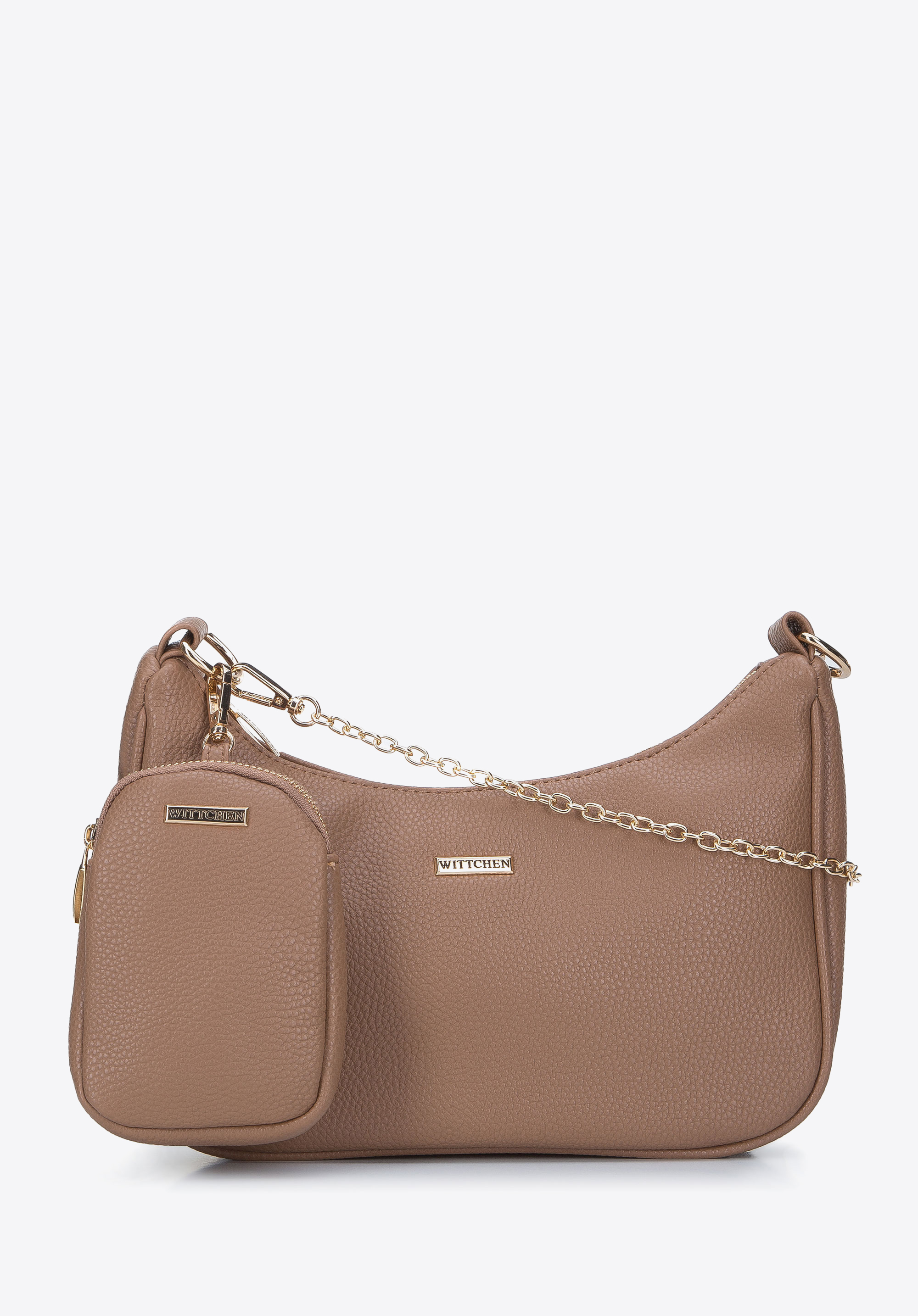 Torebka rogal z dopinaną saszetką