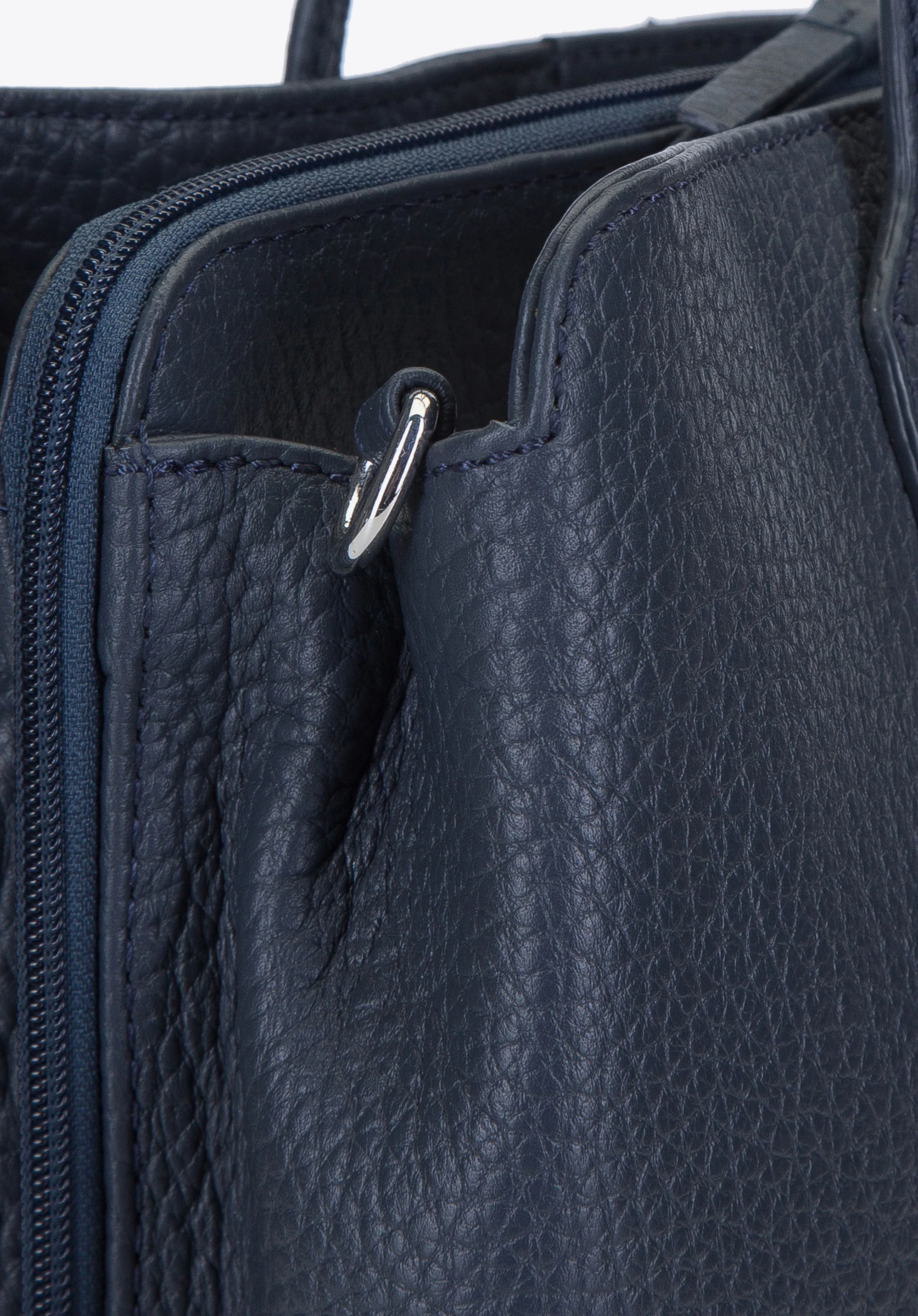 Damska torba na laptopa 13”/14” ze skóry groszkowej